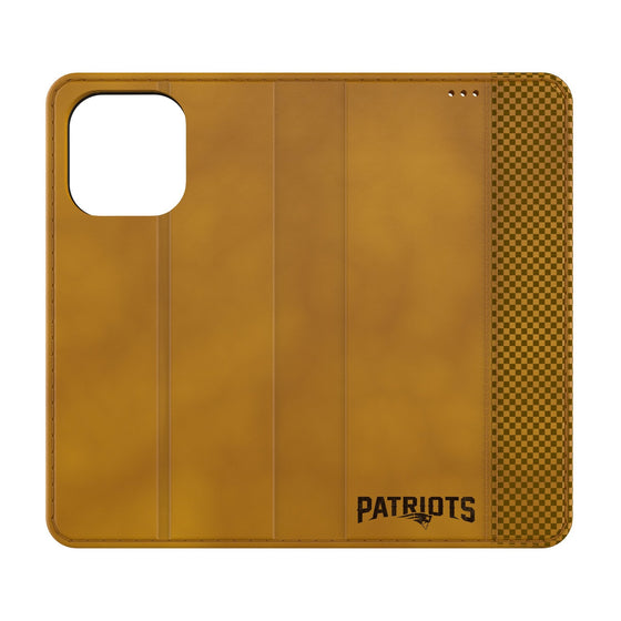 New England Patriots Burn Folio Phone Case for Apple iPhone - Sports Gifts, Sports Memorabilia, Sports Collectibles, Fan Shop