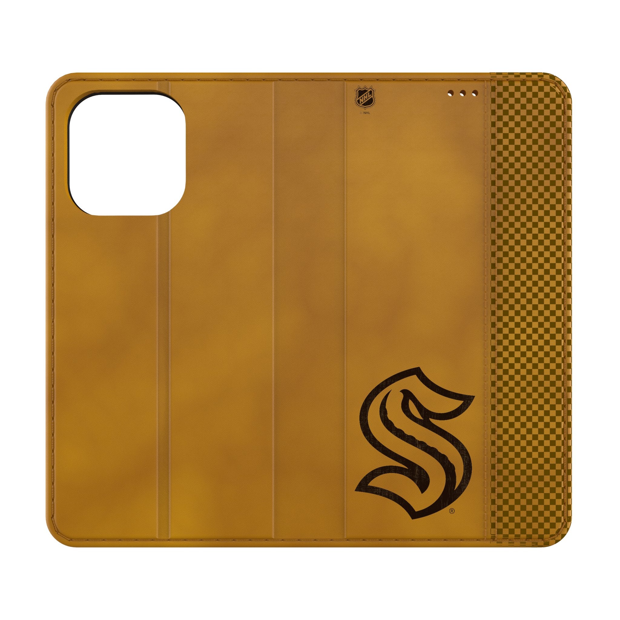 Seattle Kraken Burn Folio Phone Case for Apple iPhone - Sports Gifts, Sports Memorabilia, Sports Collectibles, Fan Shop