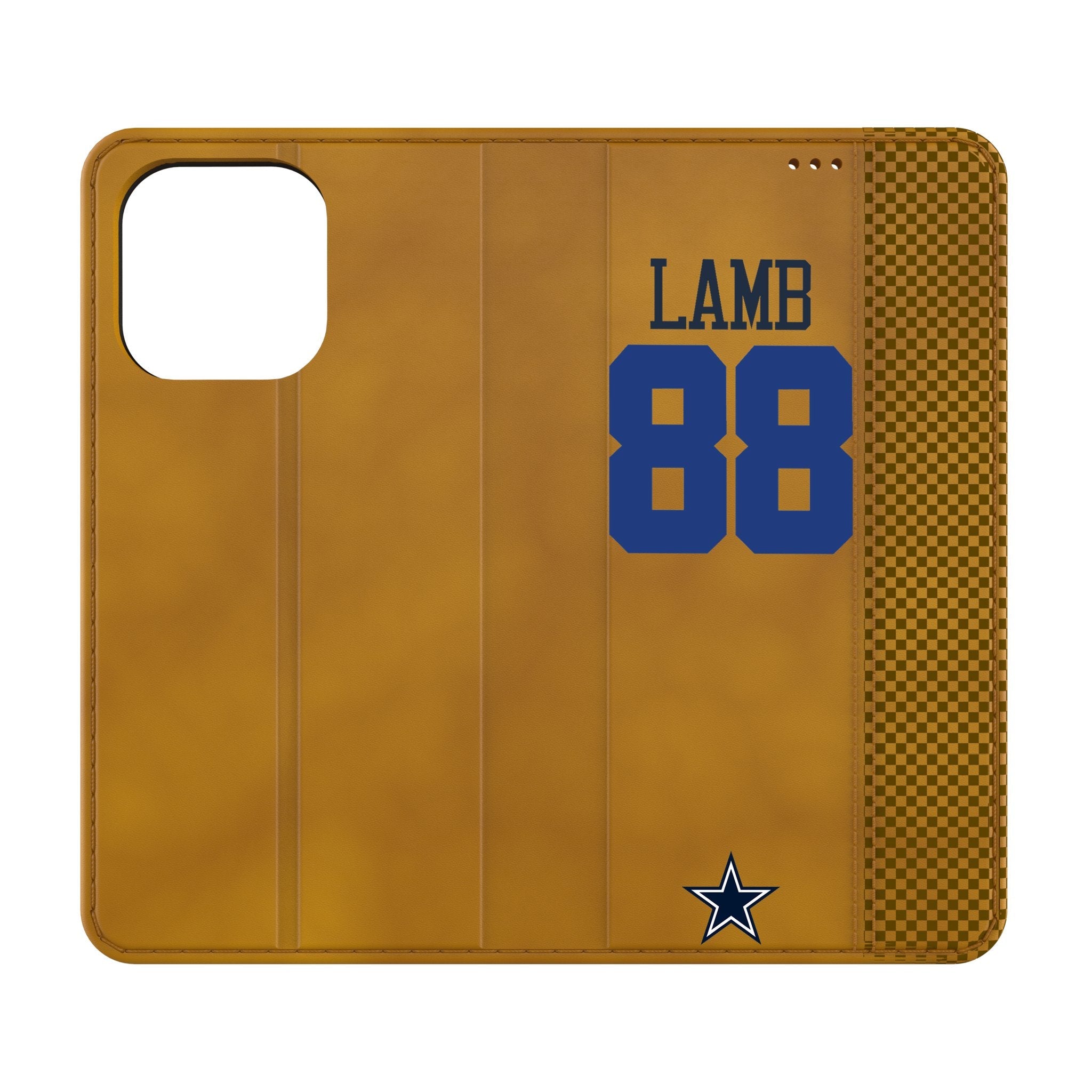 CeeDee Lamb Dallas Cowboys 88 Game Tactic Folio Phone Case for Apple iPhone - Sports Gifts, Sports Memorabilia, Sports Collectibles, Fan Shop