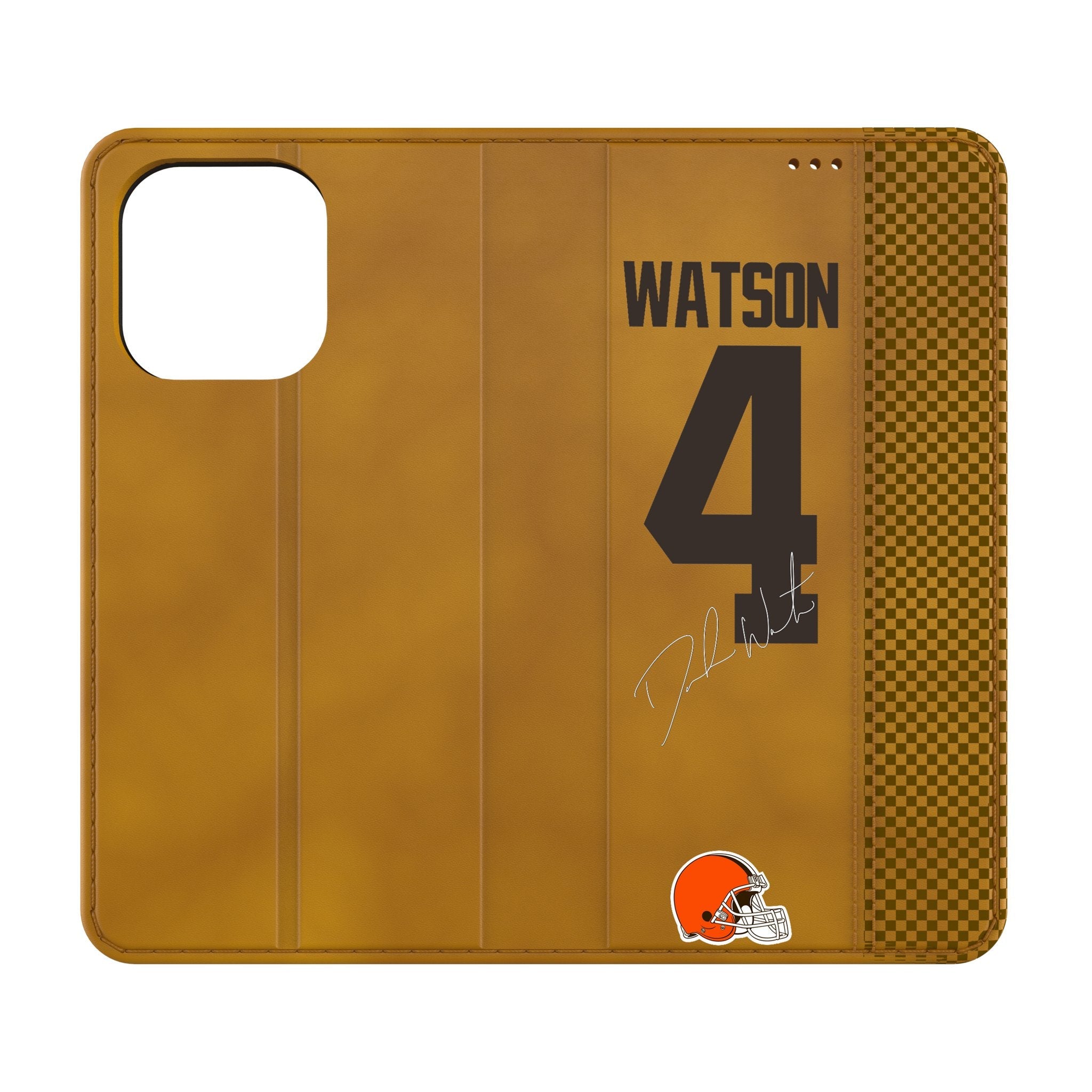 Deshaun Watson Cleveland Browns 4 Game Tactic Folio Phone Case for Apple iPhone - Sports Gifts, Sports Memorabilia, Sports Collectibles, Fan Shop