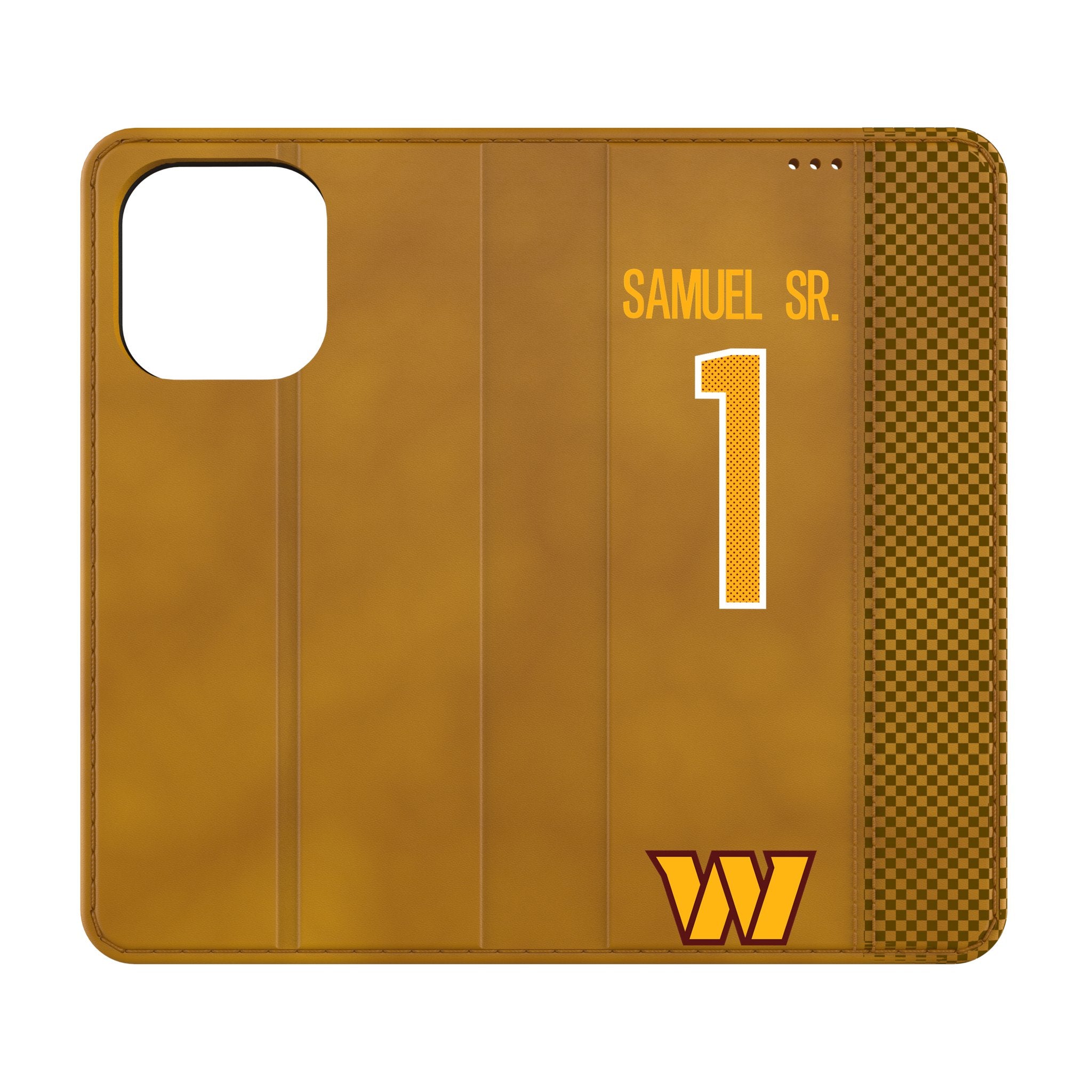 Deebo Samuel Sr. Washington Commanders 1 Game Tactic Folio Phone Case for Apple iPhone - Sports Gifts, Sports Memorabilia, Sports Collectibles, Fan Shop