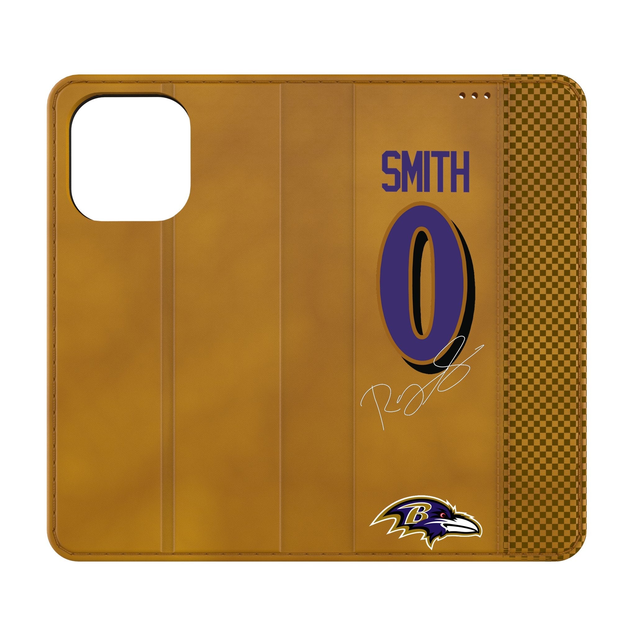 Roquan Smith Baltimore Ravens 0 Game Tactic Folio Phone Case for Apple iPhone - Sports Gifts, Sports Memorabilia, Sports Collectibles, Fan Shop
