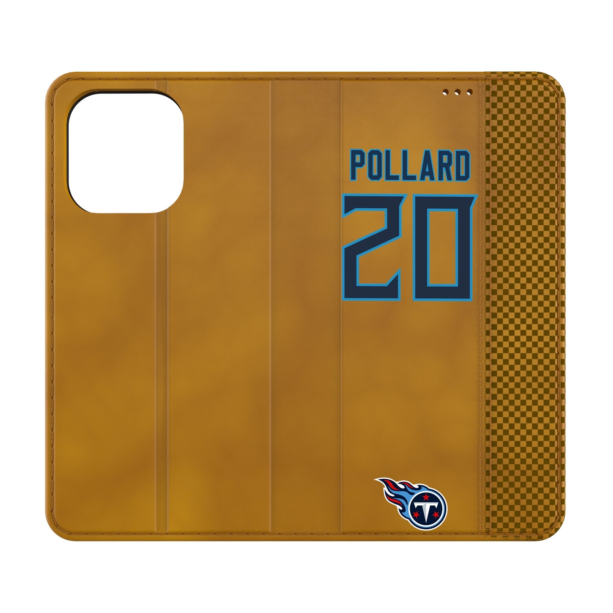 Tony Pollard Tennessee Titans 20 Game Tactic Folio Phone Case for Apple iPhone - Sports Gifts, Sports Memorabilia, Sports Collectibles, Fan Shop