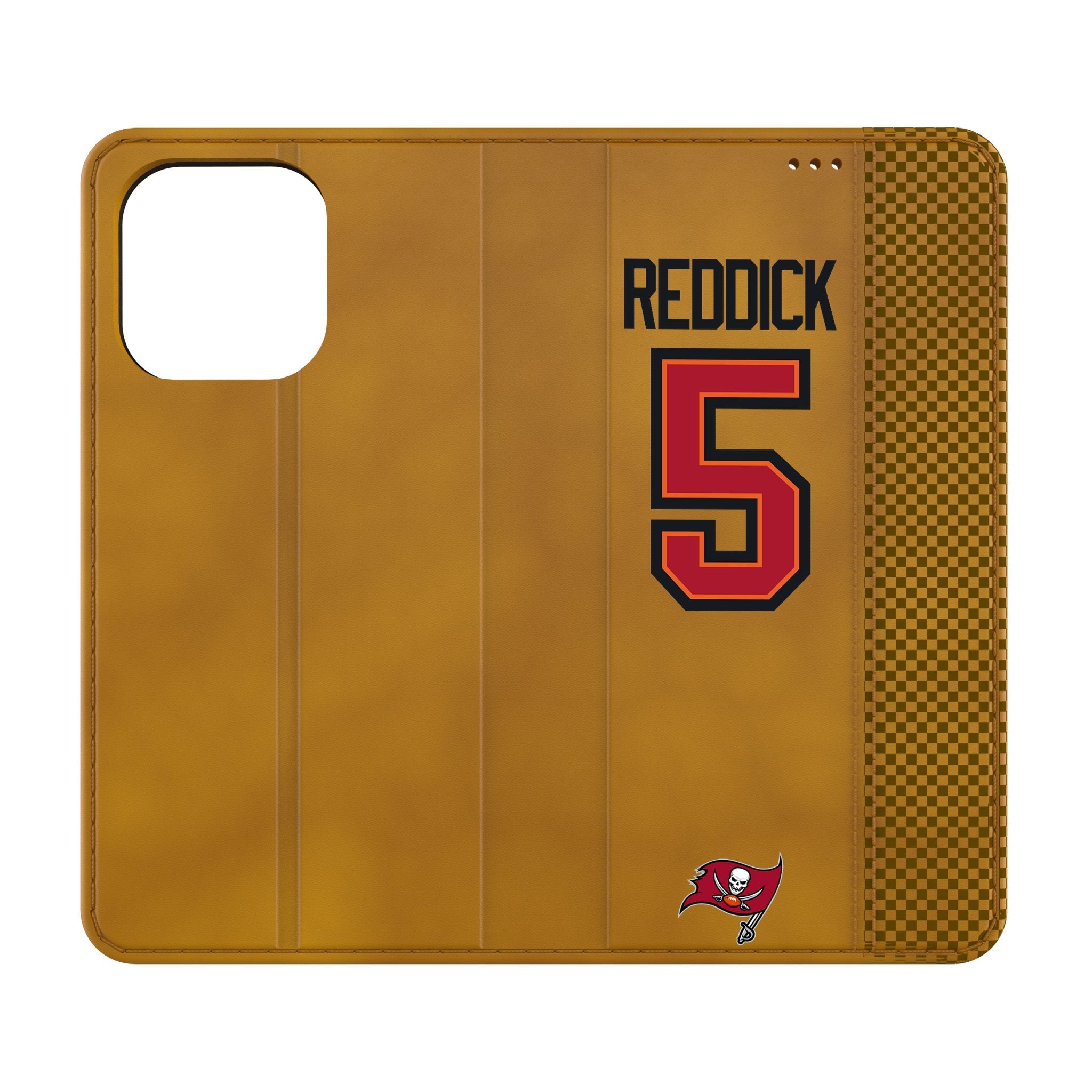 Haason Reddick Tampa Bay Buccaneers 5 Game Tactic Folio Phone Case for Apple iPhone - Sports Gifts, Sports Memorabilia, Sports Collectibles, Fan Shop