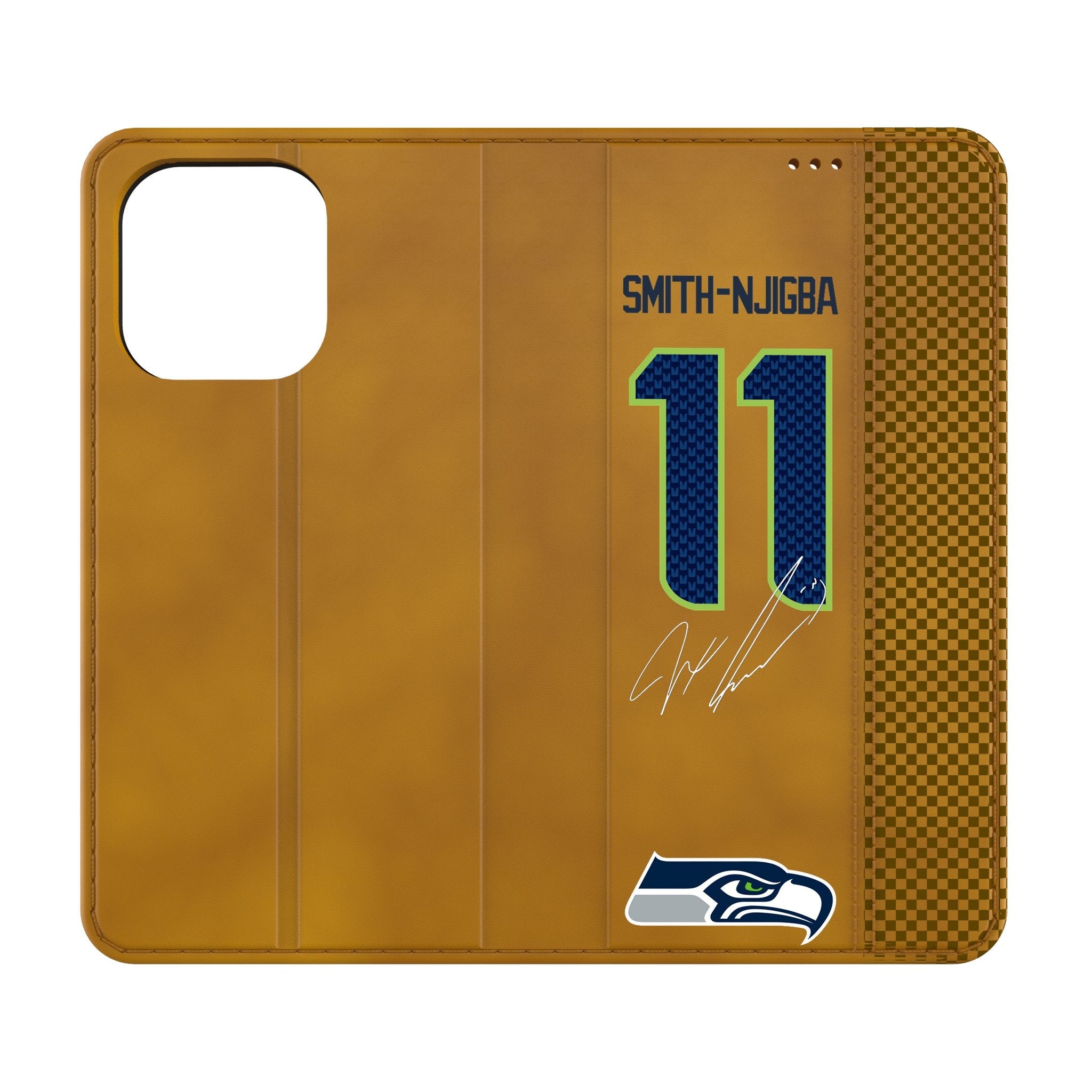 Jaxon Smith-Njigba Seattle Seahawks 11 Game Tactic Folio Phone Case for Apple iPhone - Sports Gifts, Sports Memorabilia, Sports Collectibles, Fan Shop