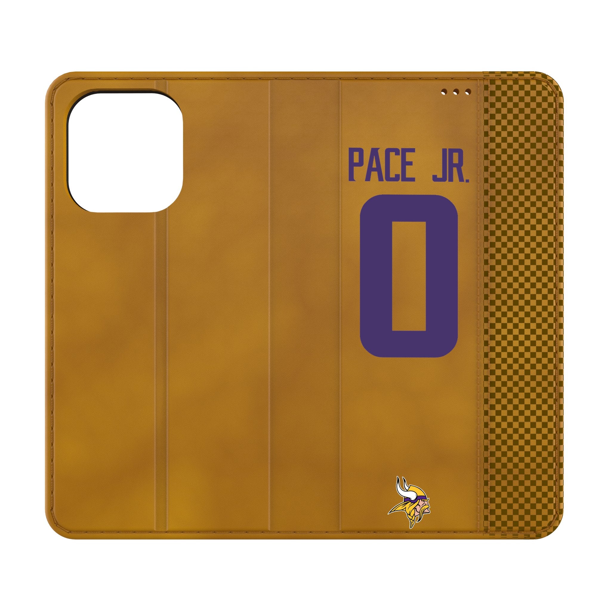 Ivan Pace Jr. Minnesota Vikings 0 Game Tactic Folio Phone Case for Apple iPhone - Sports Gifts, Sports Memorabilia, Sports Collectibles, Fan Shop