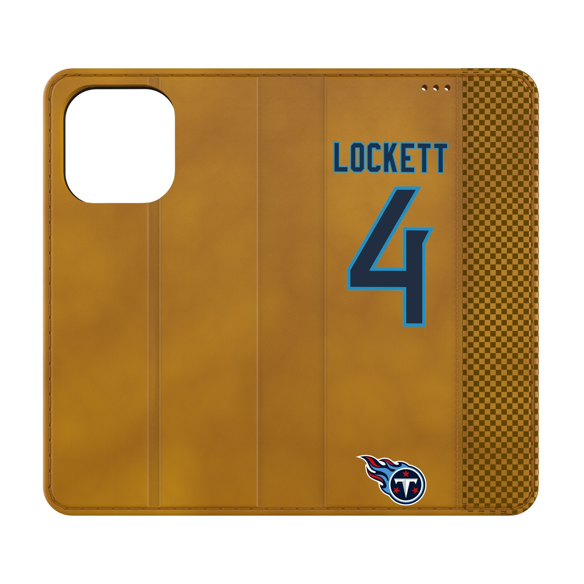 Tyler Lockett Tennessee Titans 4 Game Tactic Folio Phone Case for Apple iPhone - Sports Gifts, Sports Memorabilia, Sports Collectibles, Fan Shop