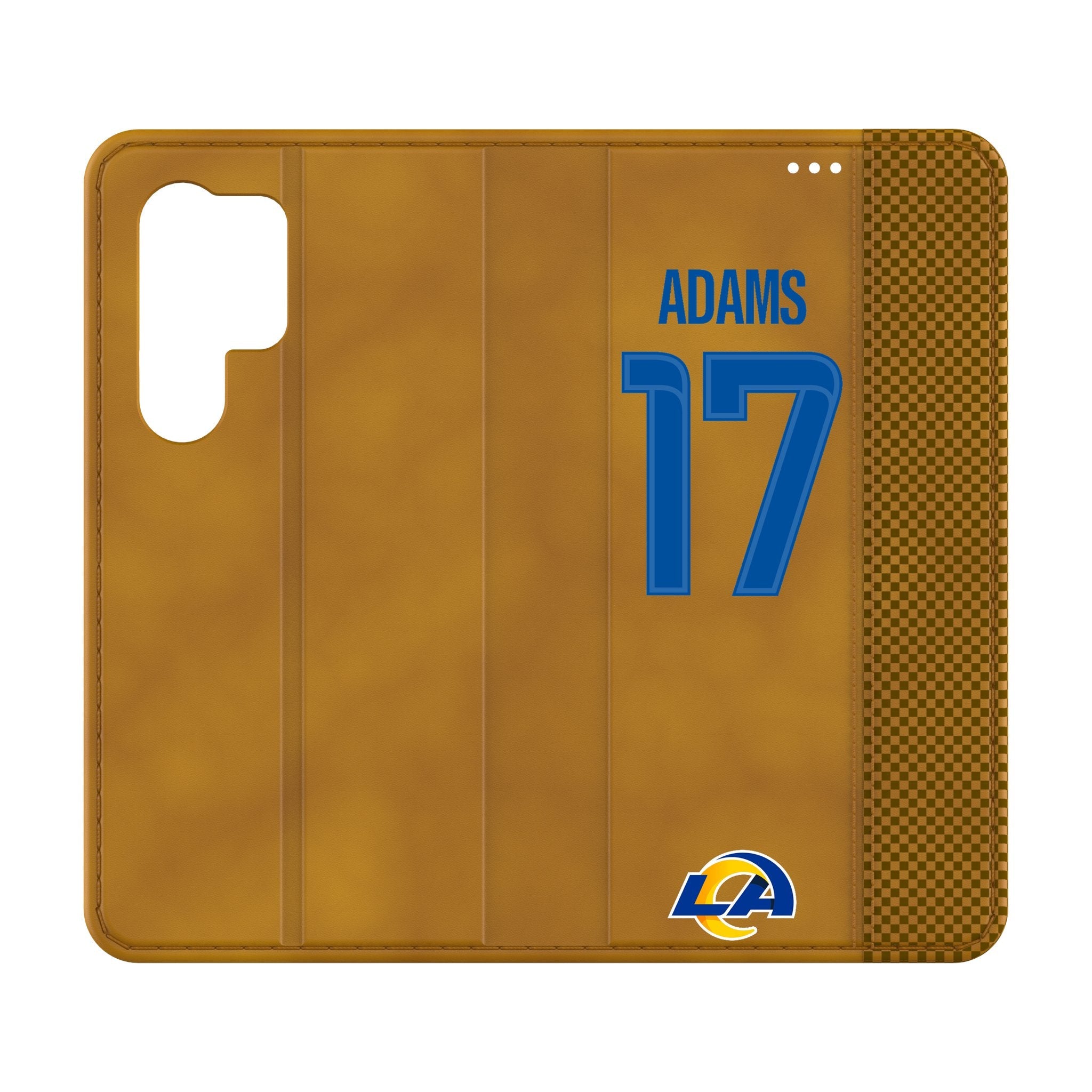Davante Adams Los Angeles Rams 17 Game Tactic Folio Phone Case for Samsung Galaxy - Sports Gifts, Sports Memorabilia, Sports Collectibles, Fan Shop