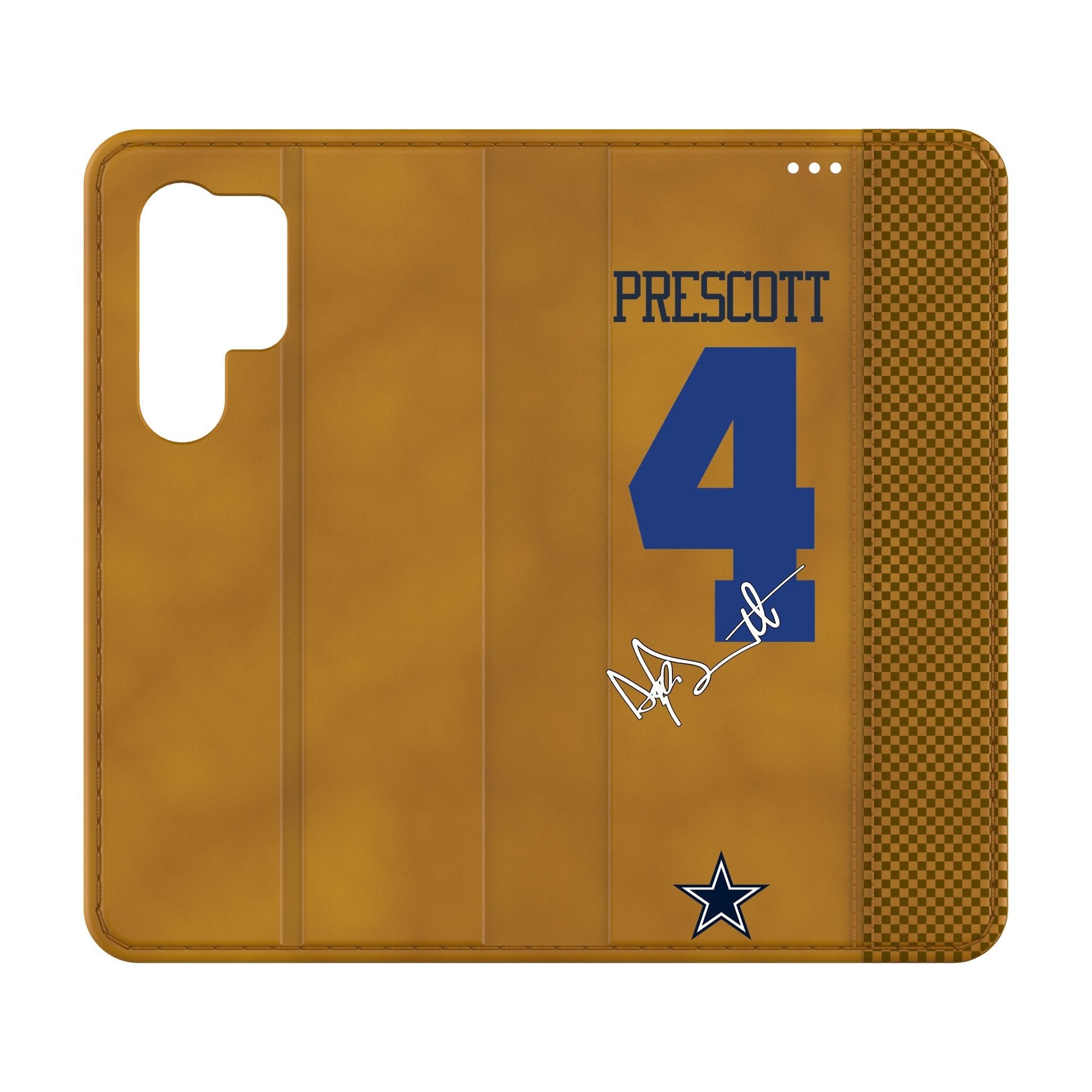 Dak Prescott Dallas Cowboys 4 Game Tactic Folio Phone Case for Samsung Galaxy - Sports Gifts, Sports Memorabilia, Sports Collectibles, Fan Shop