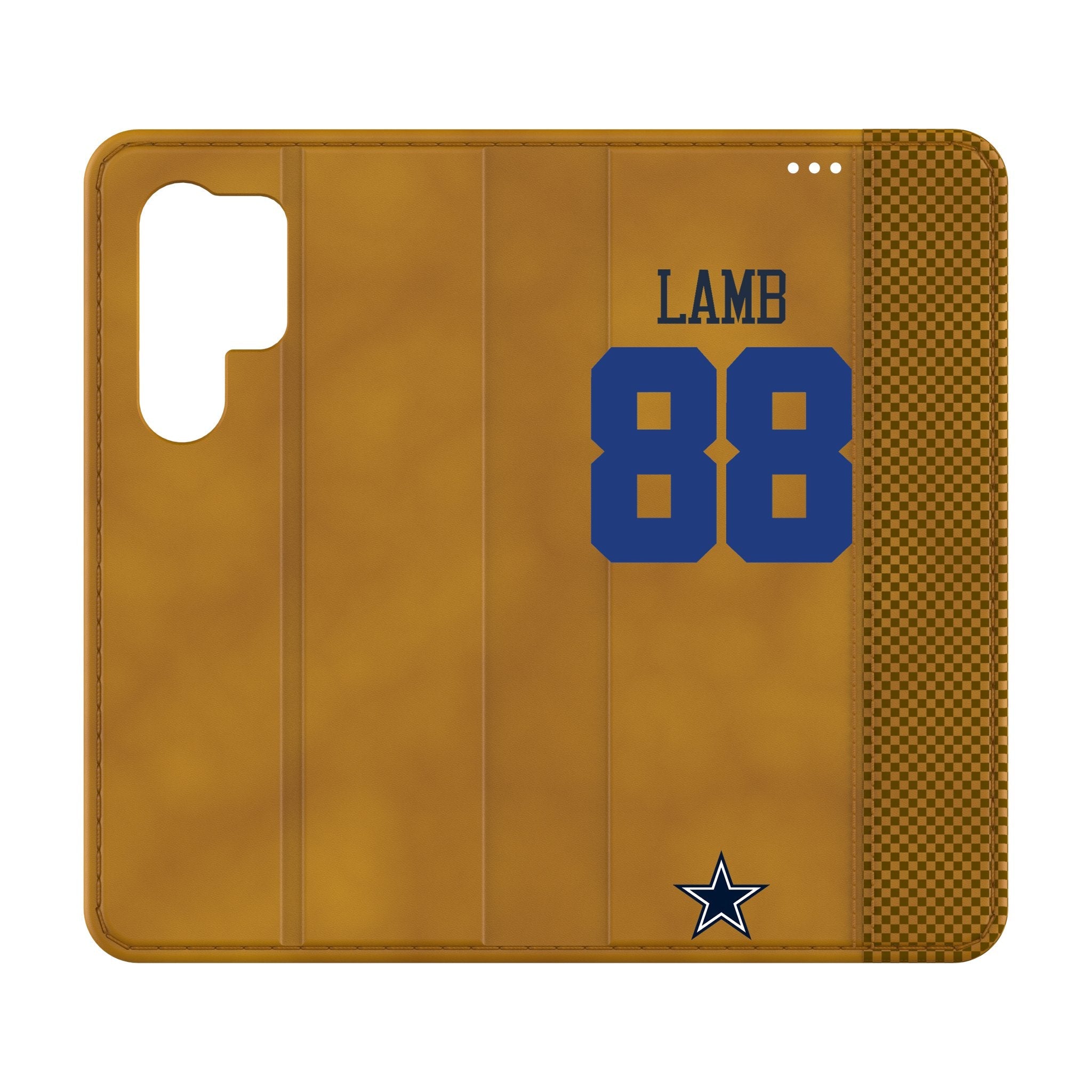 CeeDee Lamb Dallas Cowboys 88 Game Tactic Folio Phone Case for Samsung Galaxy - Sports Gifts, Sports Memorabilia, Sports Collectibles, Fan Shop