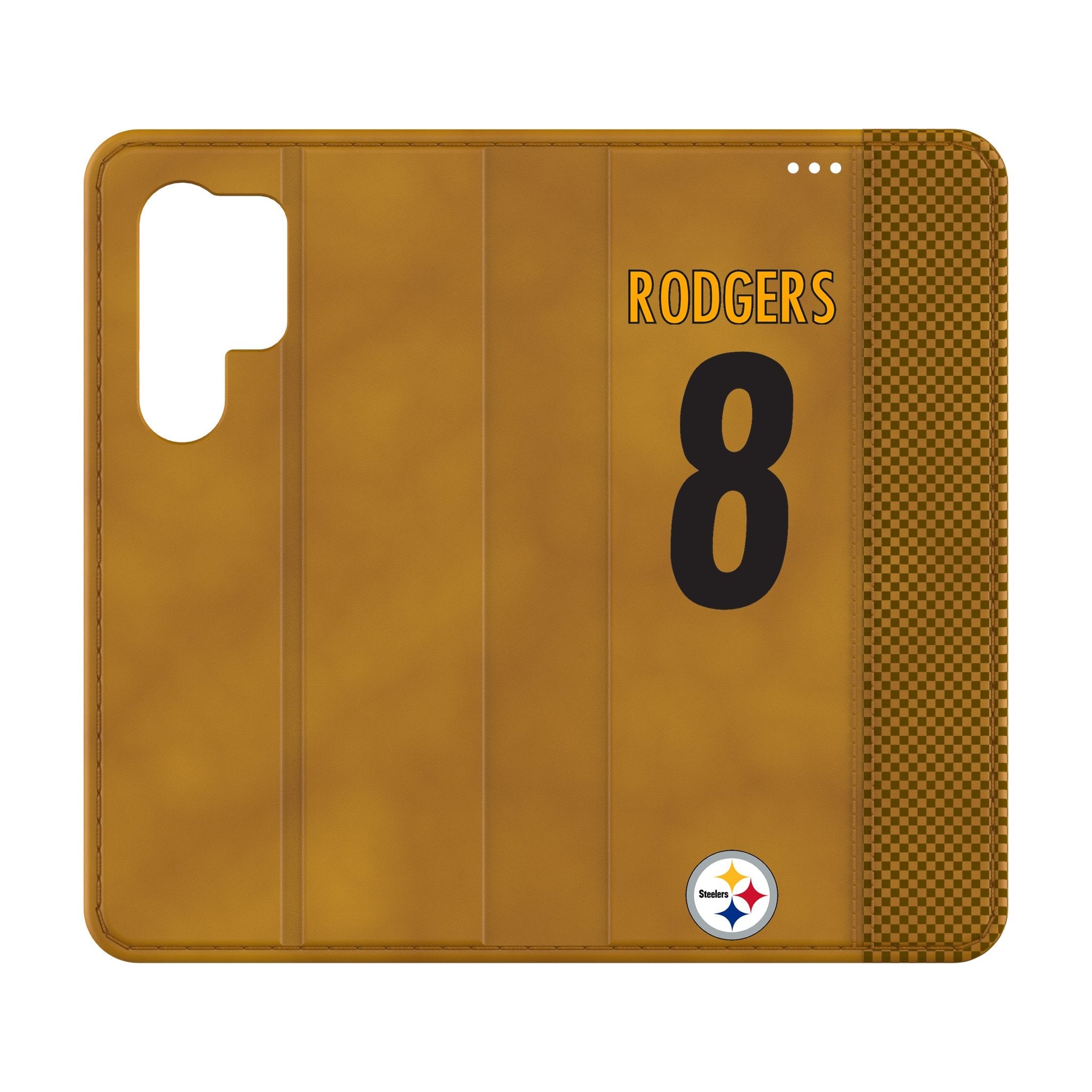 Aaron Rodgers Pittsburgh Steelers 8 Game Tactic Folio Phone Case for Samsung Galaxy - Sports Gifts, Sports Memorabilia, Sports Collectibles, Fan Shop
