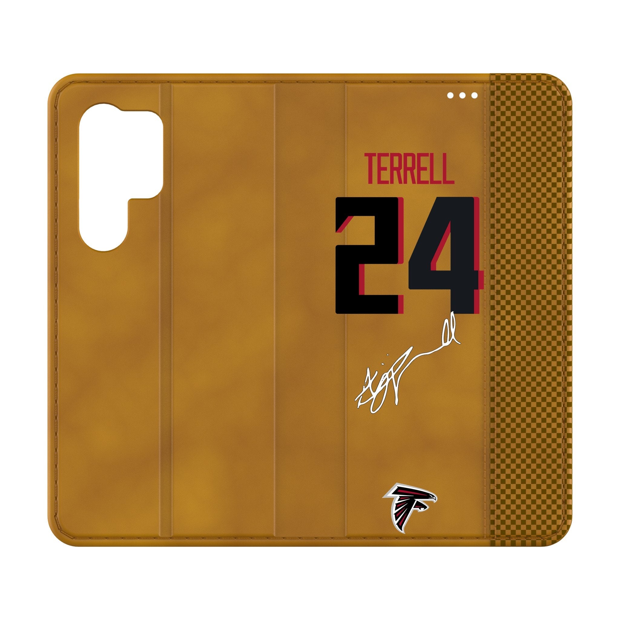 A.J. Terrell Atlanta Falcons 24 Game Tactic Folio Phone Case for Samsung Galaxy - Sports Gifts, Sports Memorabilia, Sports Collectibles, Fan Shop