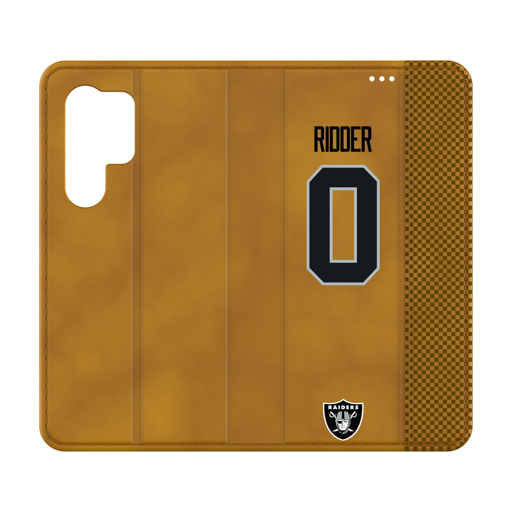 Desmond Ridder Las Vegas Raiders 0 Game Tactic Folio Phone Case for Samsung Galaxy - Sports Gifts, Sports Memorabilia, Sports Collectibles, Fan Shop