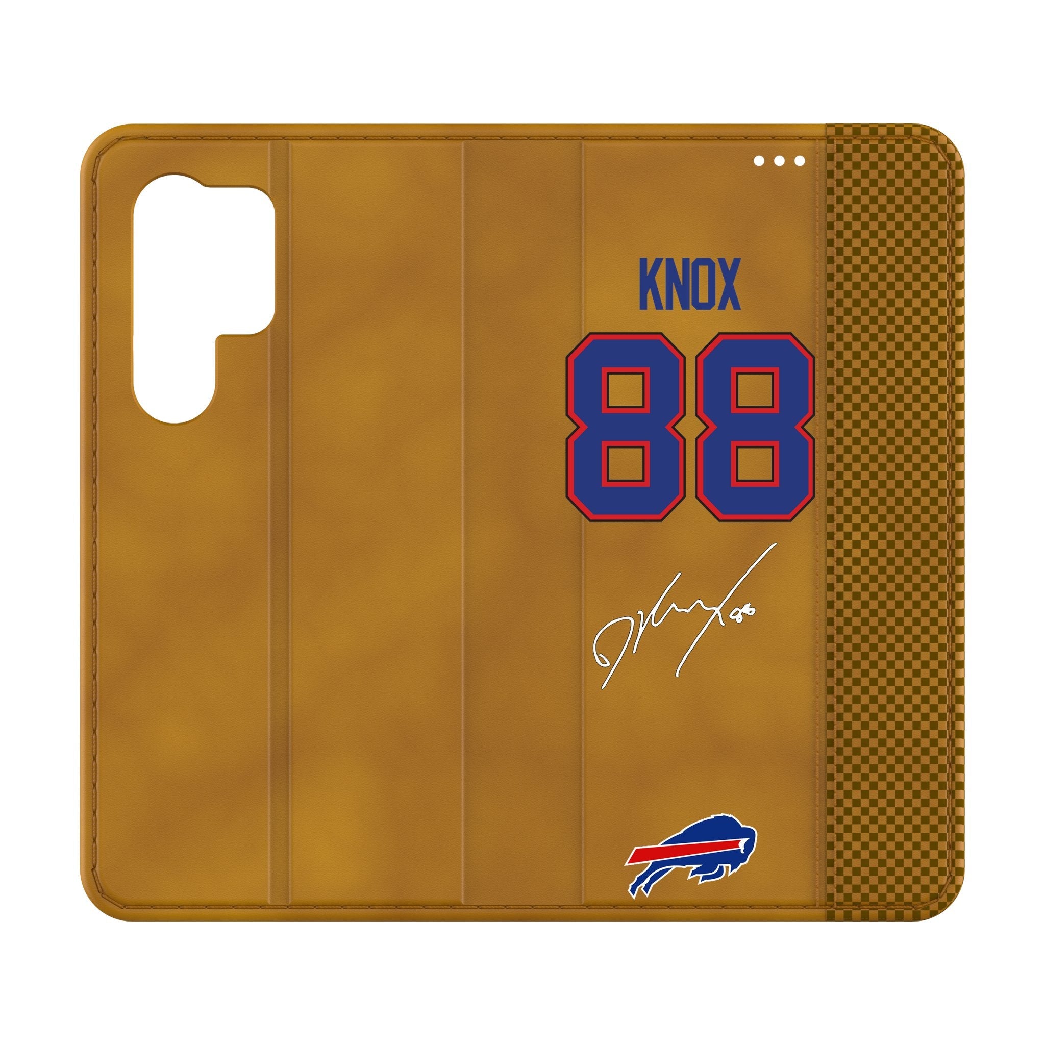 Dawson Knox Buffalo Bills 88 Game Tactic Folio Phone Case for Samsung Galaxy - Sports Gifts, Sports Memorabilia, Sports Collectibles, Fan Shop