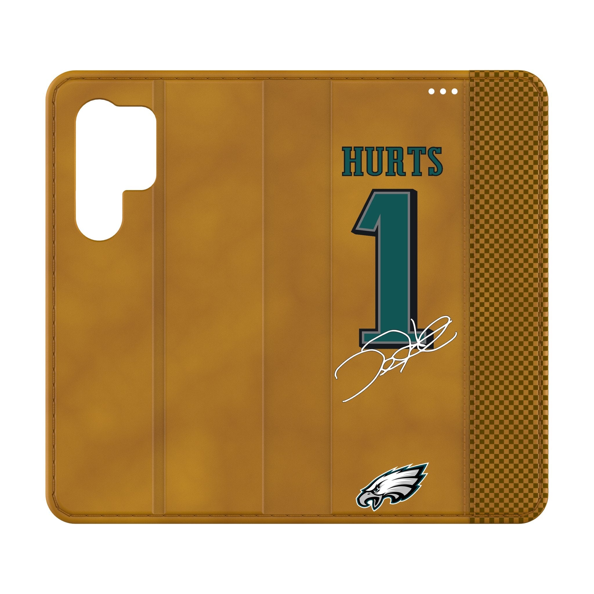 Jalen Hurts Philadelphia Eagles 1 Game Tactic Folio Phone Case for Samsung Galaxy - Sports Gifts, Sports Memorabilia, Sports Collectibles, Fan Shop