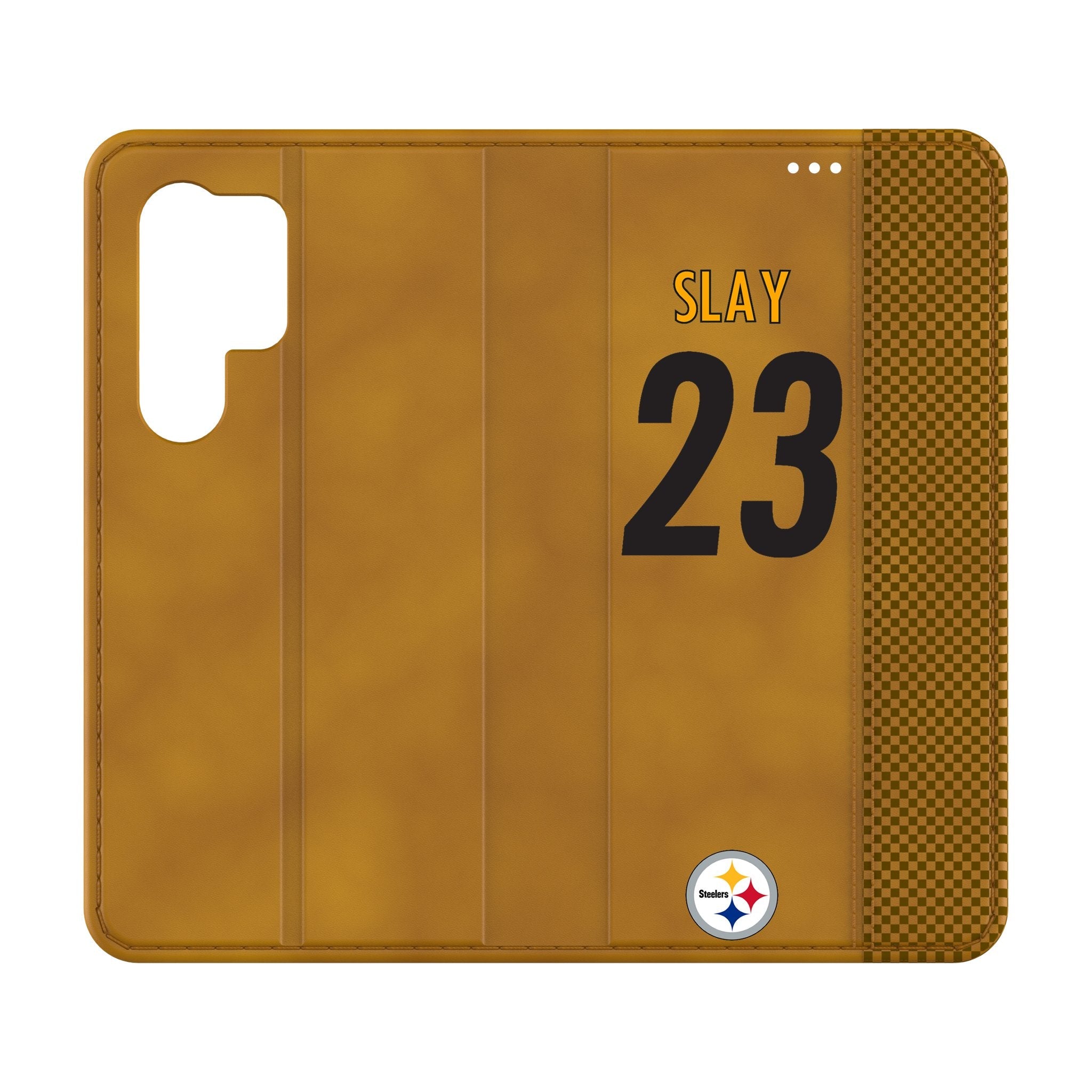 Darius Slay Pittsburgh Steelers 23 Game Tactic Folio Phone Case for Samsung Galaxy - Sports Gifts, Sports Memorabilia, Sports Collectibles, Fan Shop
