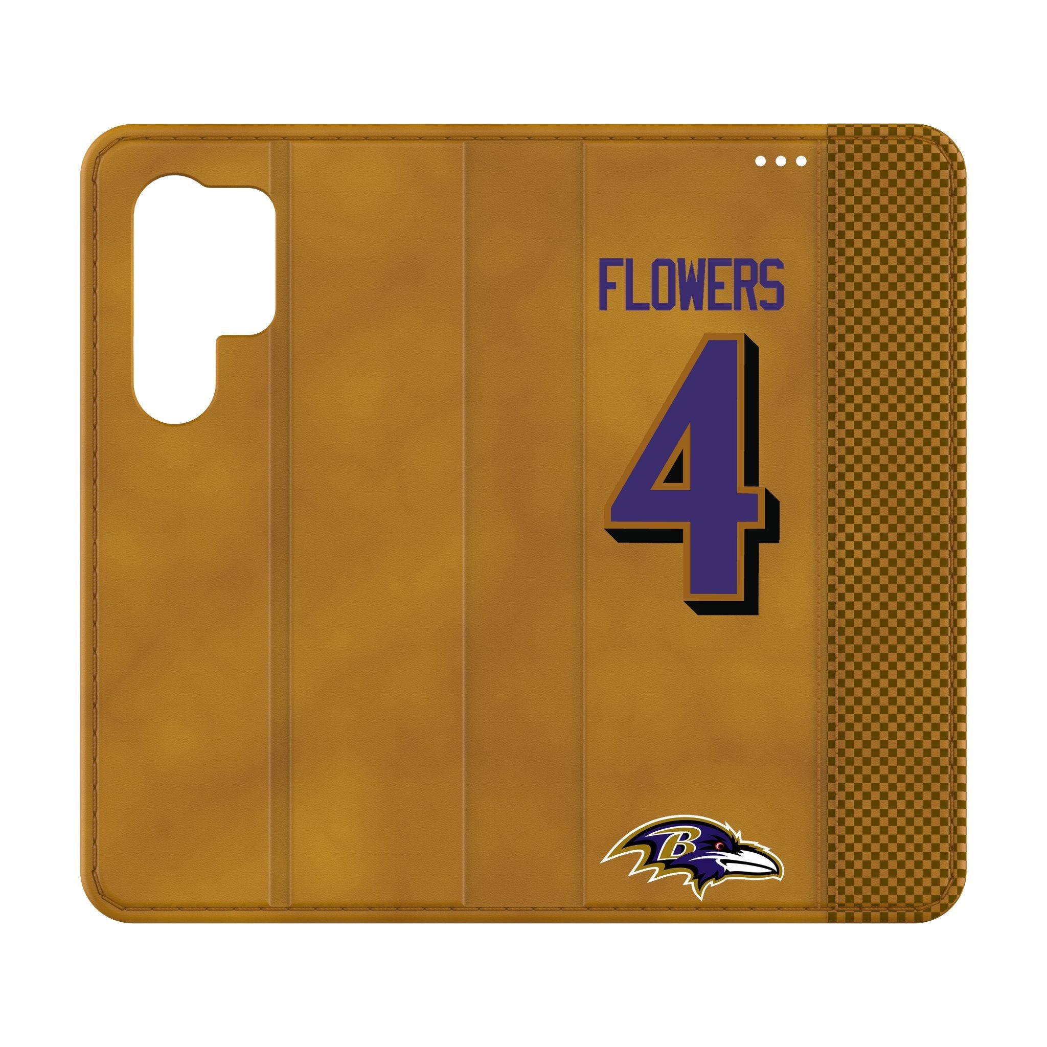 Zay Flowers Baltimore Ravens 4 Game Tactic Folio Phone Case for Samsung Galaxy - Sports Gifts, Sports Memorabilia, Sports Collectibles, Fan Shop