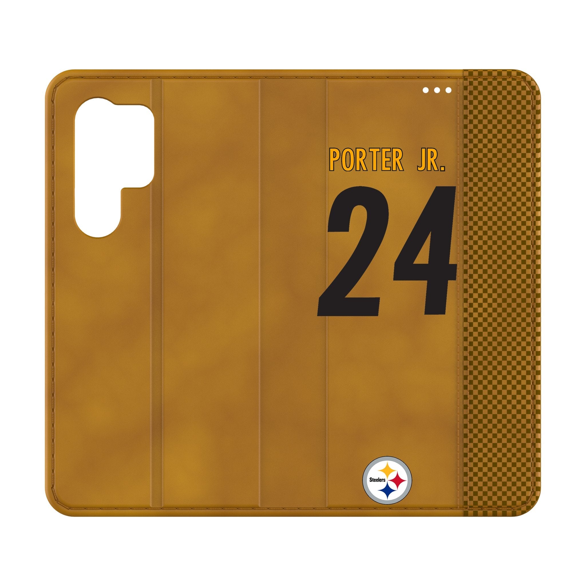 Joey Porter Jr. Pittsburgh Steelers 24 Game Tactic Folio Phone Case for Samsung Galaxy - Sports Gifts, Sports Memorabilia, Sports Collectibles, Fan Shop