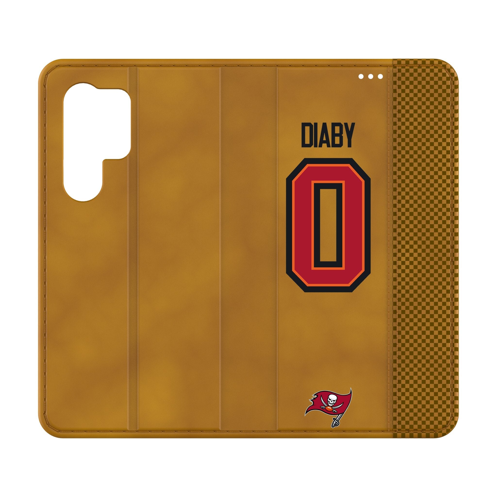YaYa Diaby Tampa Bay Buccaneers 0 Game Tactic Folio Phone Case for Samsung Galaxy - Sports Gifts, Sports Memorabilia, Sports Collectibles, Fan Shop