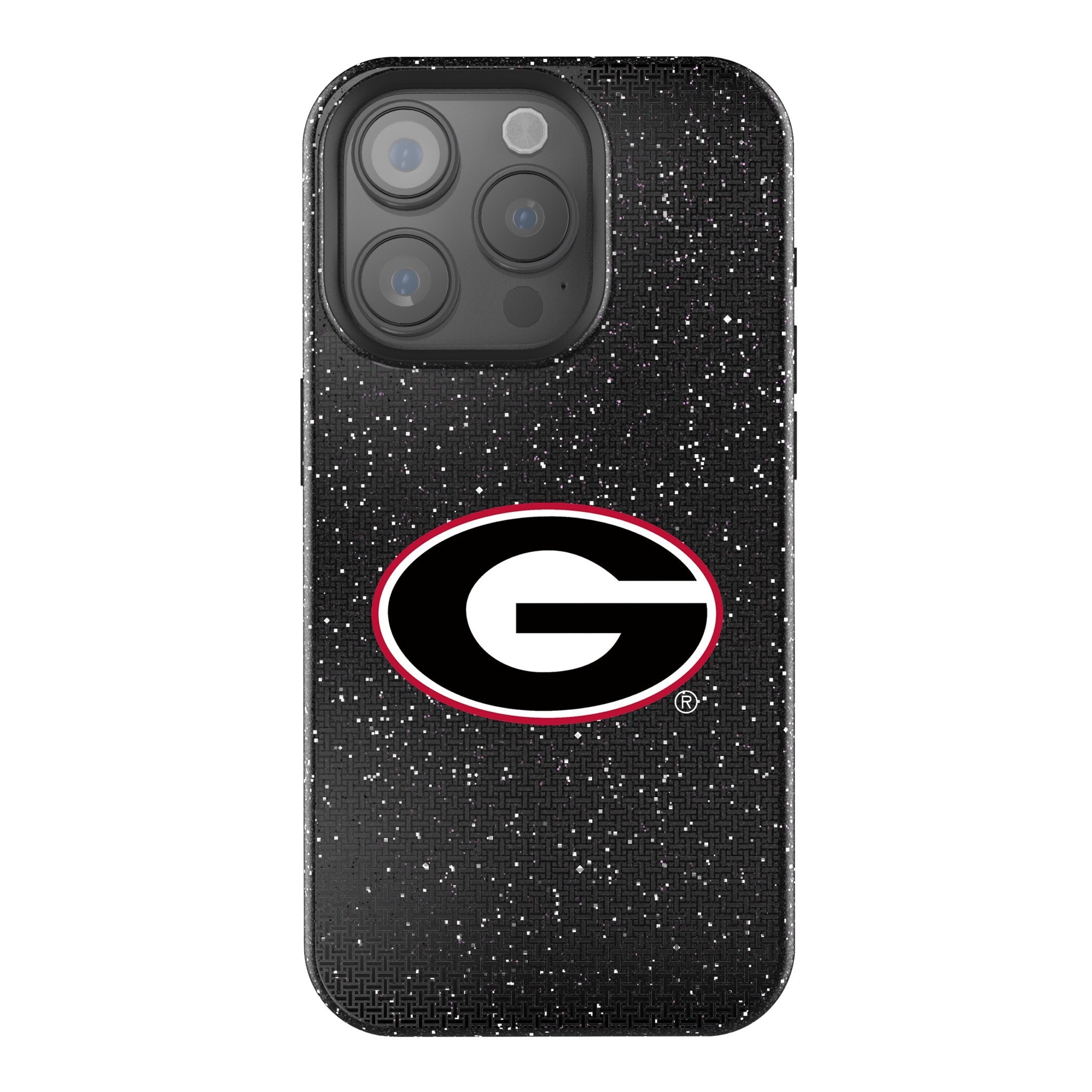 University of Georgia Bulldogs Linen Bling Phone Case for Apple iPhone - Sports Gifts, Sports Memorabilia, Sports Collectibles, Fan Shop