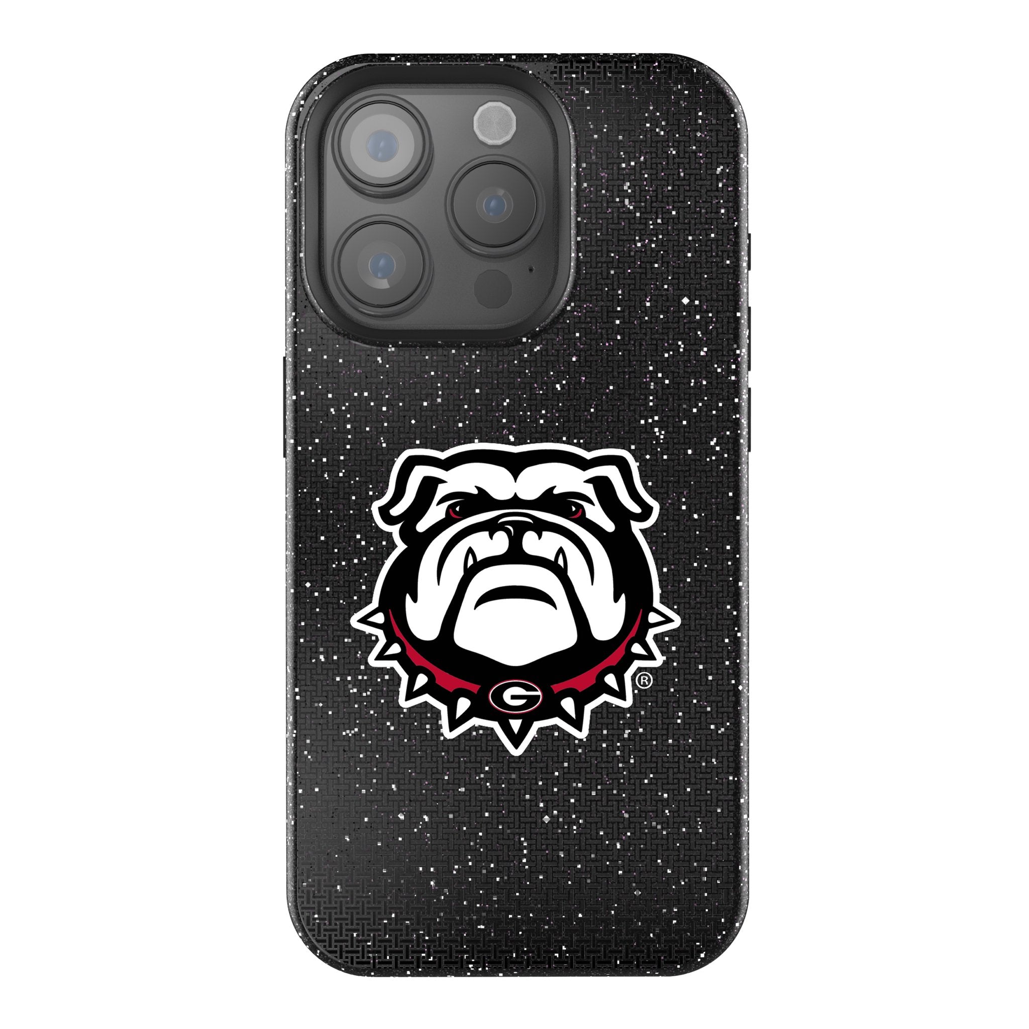 University of Georgia Bulldogs Uga Linen Bling Phone Case for Apple iPhone - Sports Gifts, Sports Memorabilia, Sports Collectibles, Fan Shop