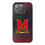 University of Maryland Terrapins Linen Bling Phone Case for Apple iPhone - Sports Gifts, Sports Memorabilia, Sports Collectibles, Fan Shop