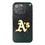 Oakland Athletics Linen Bling Phone Case for Apple iPhone - Sports Gifts, Sports Memorabilia, Sports Collectibles, Fan Shop