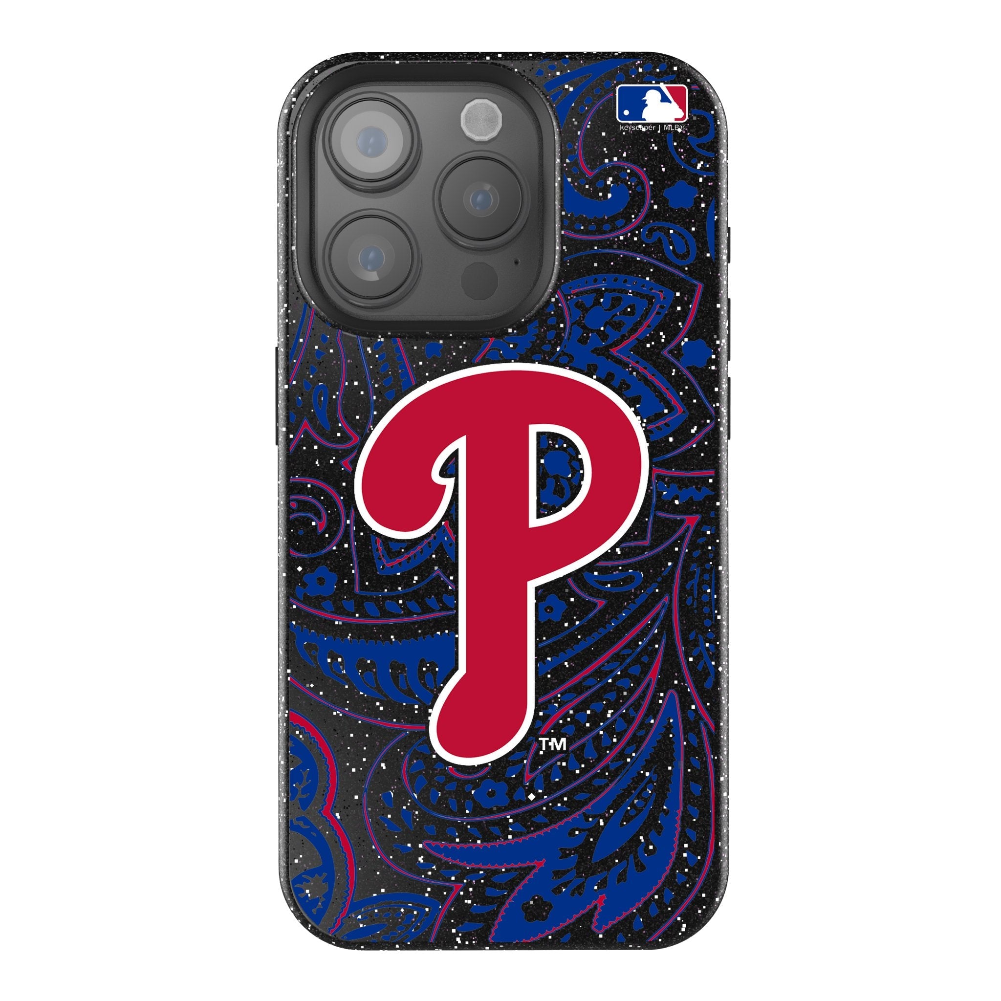 Philadelphia Phillies Paisley Bling Phone Case - Sports Gifts, Sports Memorabilia, Sports Collectibles, Fan Shop