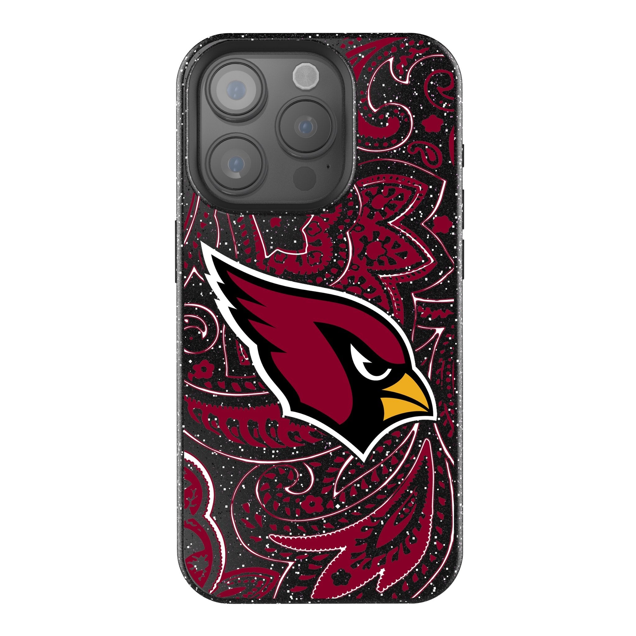 Arizona Cardinals Paisley Bling Phone Case - Sports Gifts, Sports Memorabilia, Sports Collectibles, Fan Shop