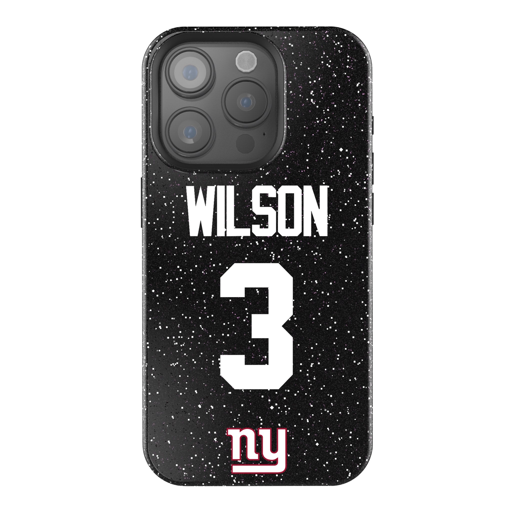 Russell Wilson New York Giants 3 Game Tactic Bling Phone Case for Apple iPhone - Sports Gifts, Sports Memorabilia, Sports Collectibles, Fan Shop
