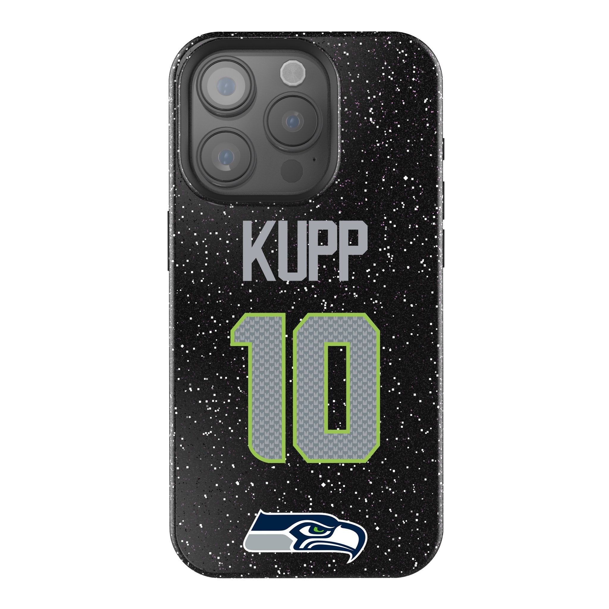 Cooper Kupp Seattle Seahawks 10 Game Tactic Bling Phone Case for Apple iPhone - Sports Gifts, Sports Memorabilia, Sports Collectibles, Fan Shop