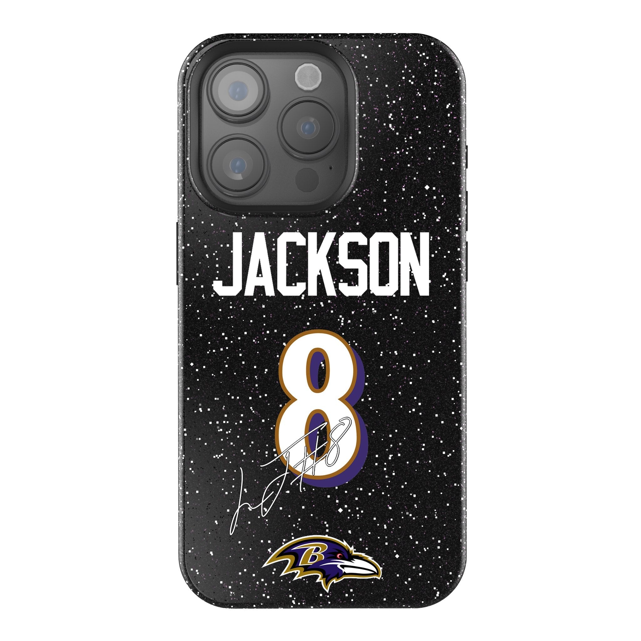 Lamar Jackson Baltimore Ravens 8 Ready Bling Phone Case - Sports Gifts, Sports Memorabilia, Sports Collectibles, Fan Shop
