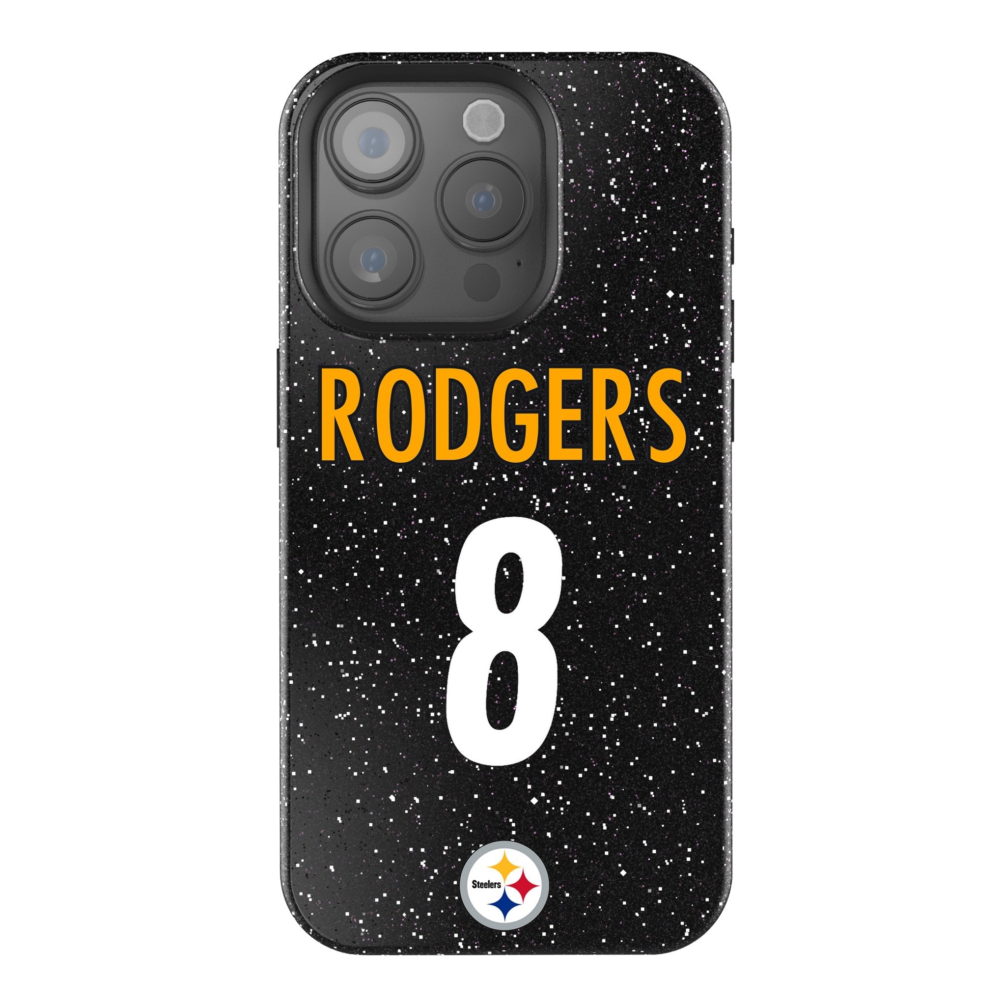 Aaron Rodgers Pittsburgh Steelers 8 Game Tactic Bling Phone Case for Apple iPhone - Sports Gifts, Sports Memorabilia, Sports Collectibles, Fan Shop