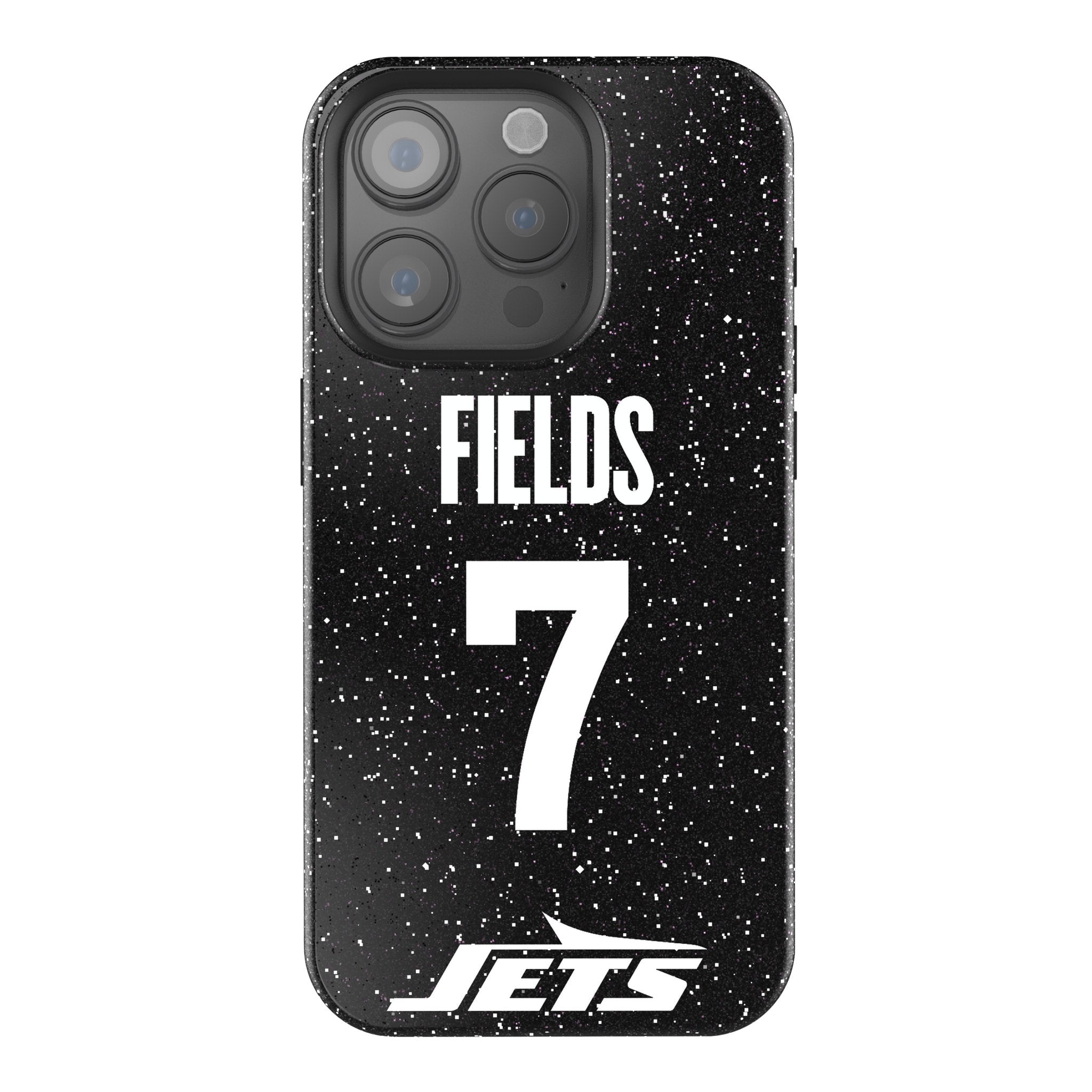 Justin Fields New York Jets 7 Game Tactic Bling Phone Case for Apple iPhone - Sports Gifts, Sports Memorabilia, Sports Collectibles, Fan Shop