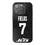 Justin Fields New York Jets 7 Game Tactic Bling Phone Case for Apple iPhone - Sports Gifts, Sports Memorabilia, Sports Collectibles, Fan Shop