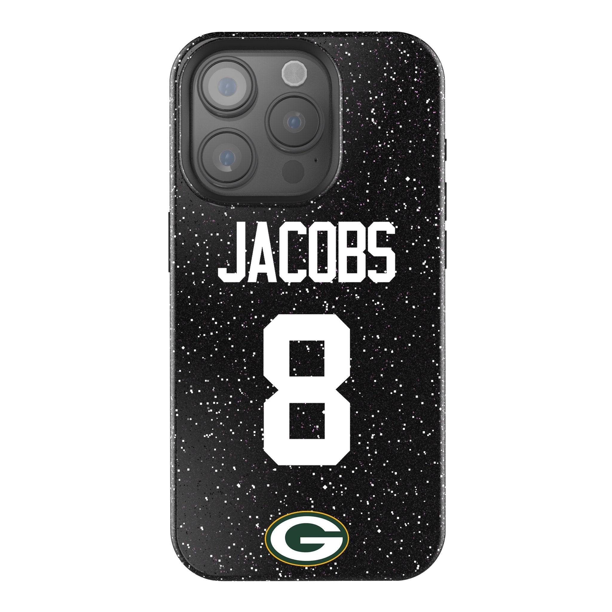 Josh Jacobs Green Bay Packers 8 Ready Bling Phone Case - Sports Gifts, Sports Memorabilia, Sports Collectibles, Fan Shop