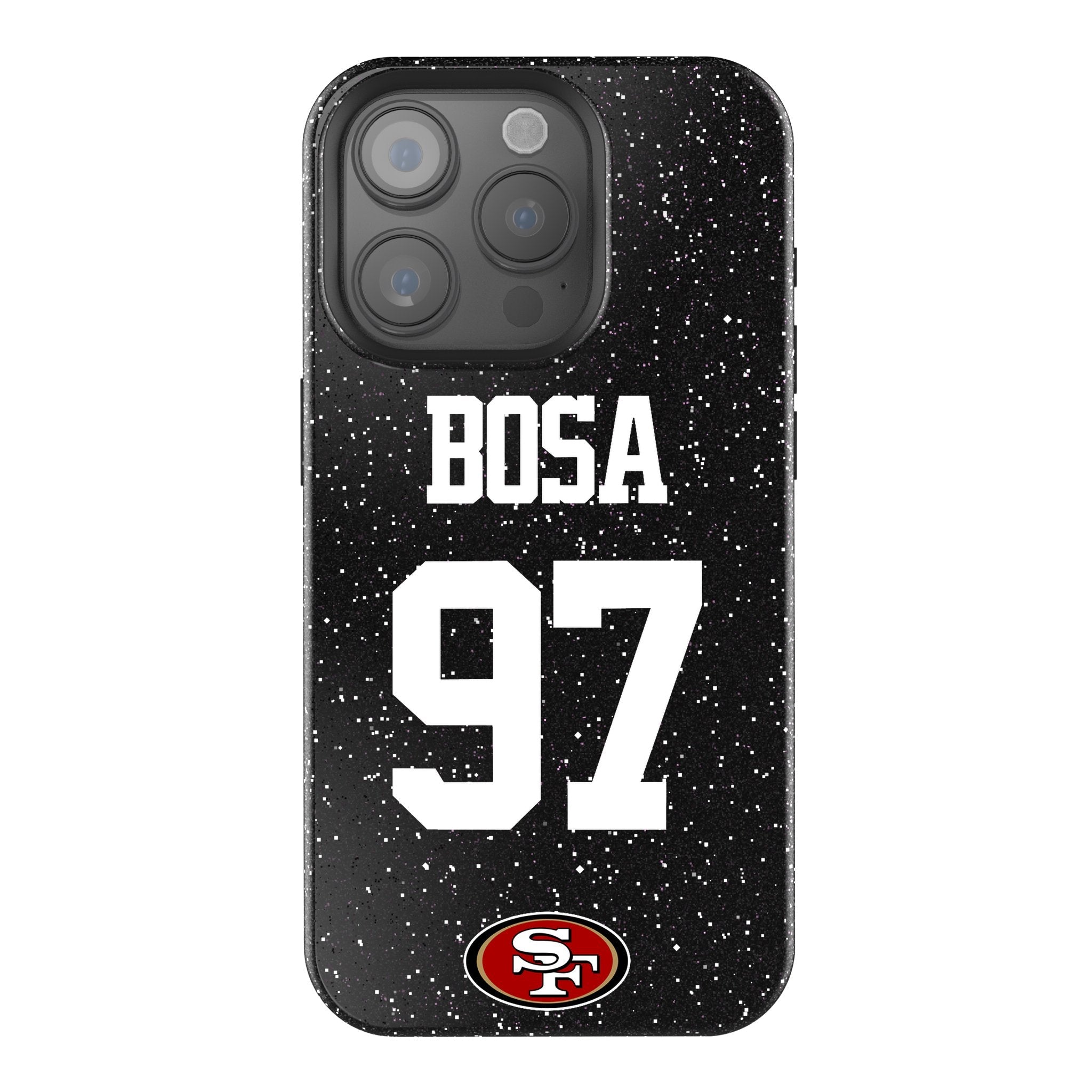 Nick Bosa San Francisco 49ers 97 Ready Bling Phone Case - Sports Gifts, Sports Memorabilia, Sports Collectibles, Fan Shop