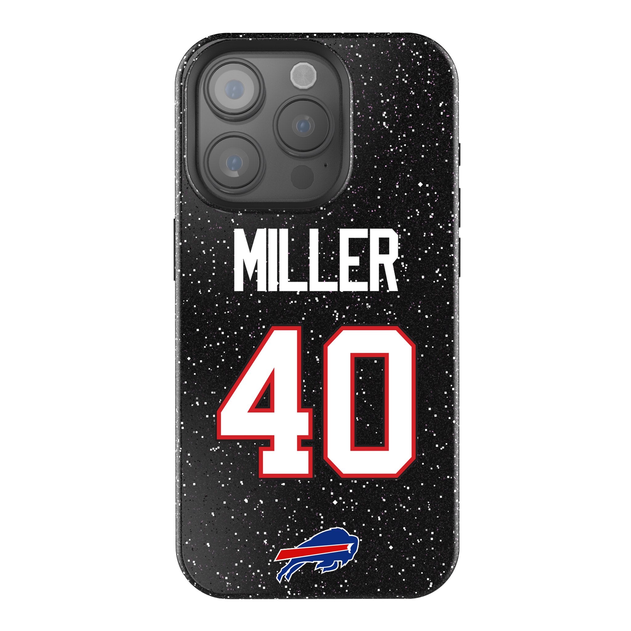 Von Miller Buffalo Bills 40 Ready Bling Phone Case - Sports Gifts, Sports Memorabilia, Sports Collectibles, Fan Shop
