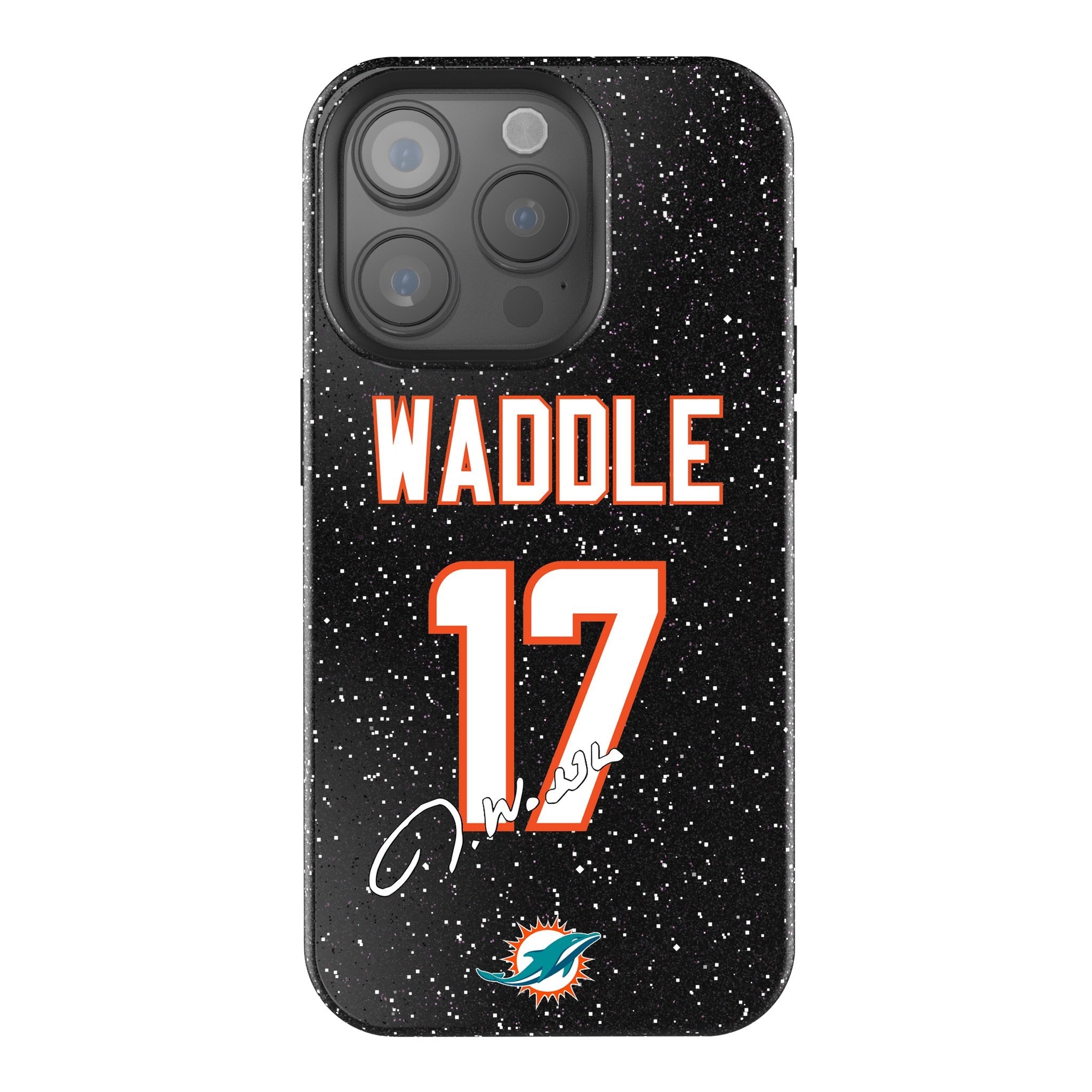 Jaylen Waddle Miami Dolphins 17 Ready Bling Phone Case - Sports Gifts, Sports Memorabilia, Sports Collectibles, Fan Shop