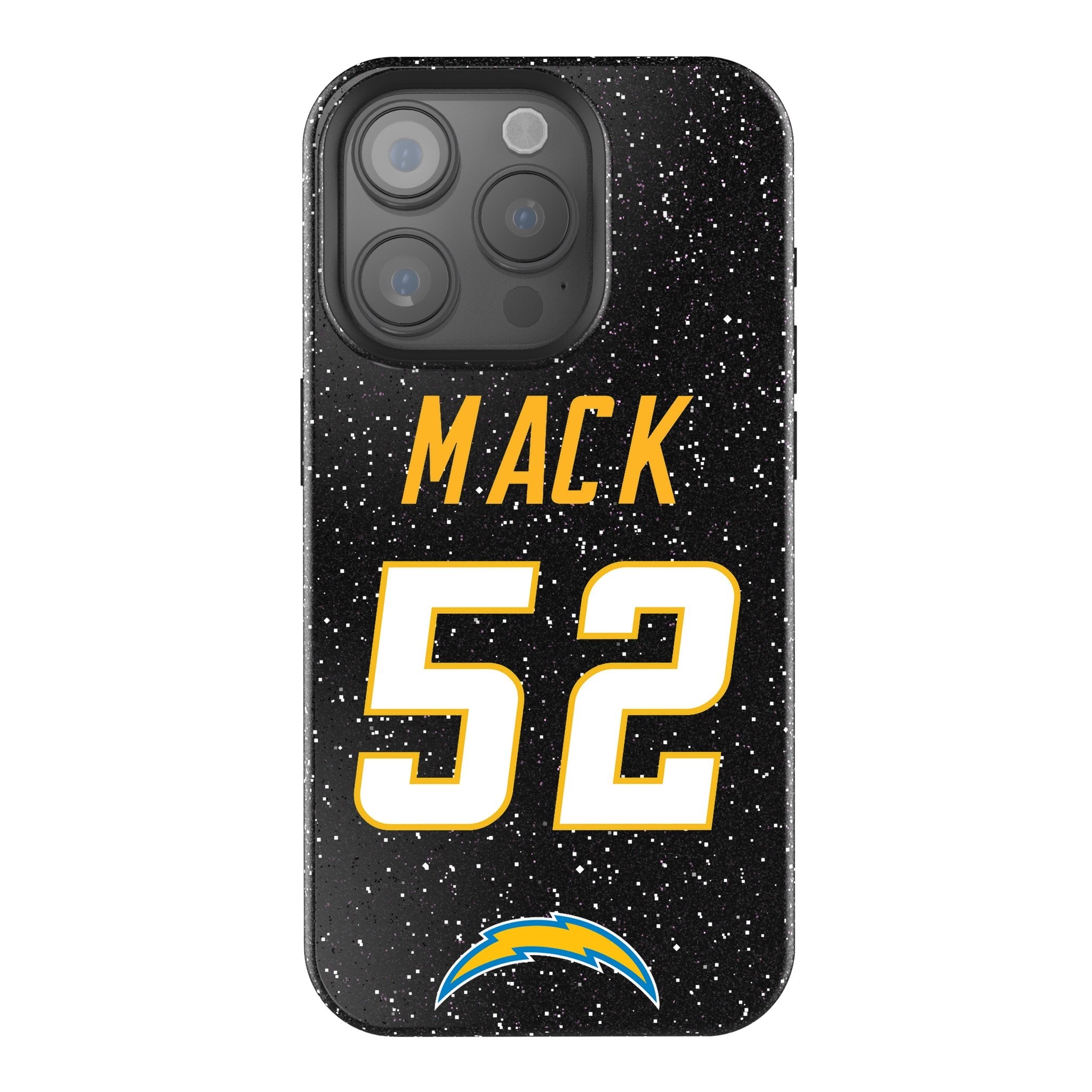 Khalil Mack Los Angeles Chargers 52 Ready Bling Phone Case - Sports Gifts, Sports Memorabilia, Sports Collectibles, Fan Shop
