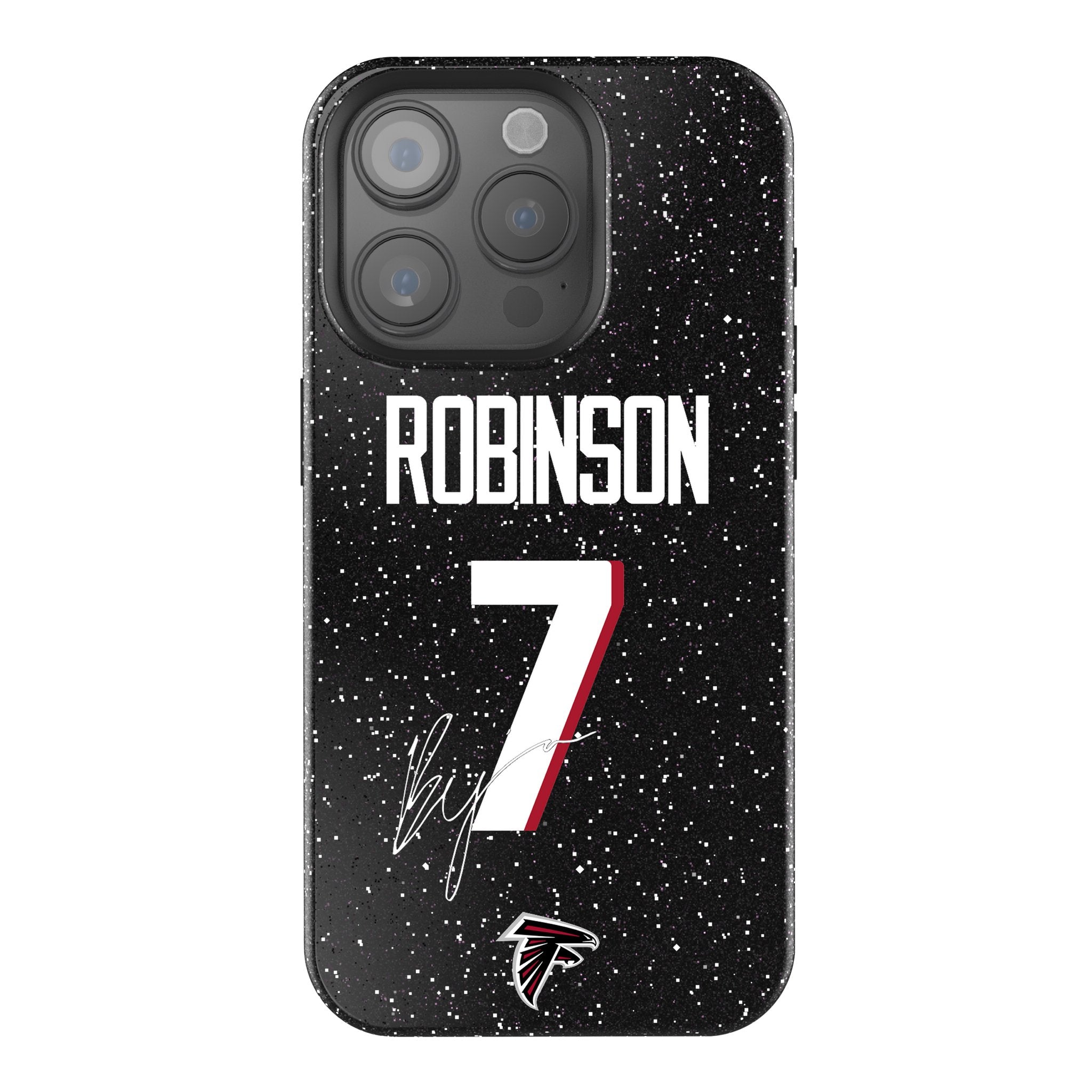 Bijan Robinson Atlanta Falcons 7 Ready Bling Phone Case - Sports Gifts, Sports Memorabilia, Sports Collectibles, Fan Shop