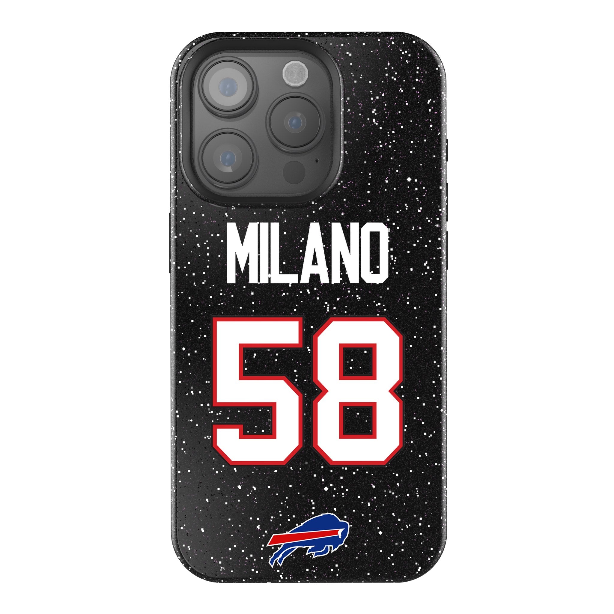 Matt Milano Buffalo Bills 58 Ready Bling Phone Case - Sports Gifts, Sports Memorabilia, Sports Collectibles, Fan Shop