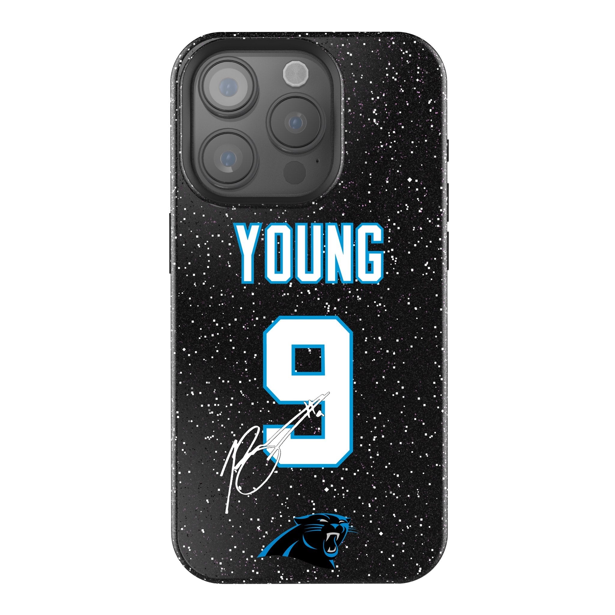 Bryce Young Carolina Panthers 9 Ready Bling Phone Case - Sports Gifts, Sports Memorabilia, Sports Collectibles, Fan Shop
