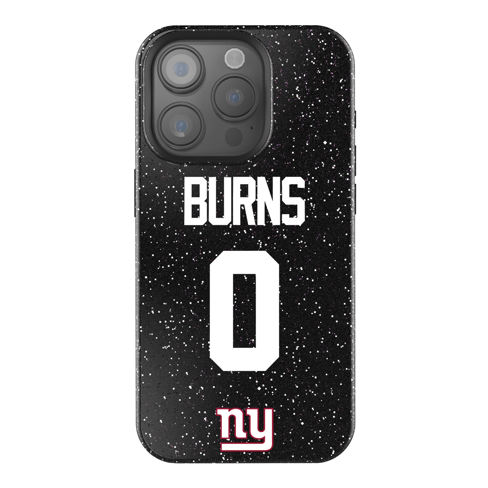 Brian Burns New York Giants 0 Game Tactic Bling Phone Case for Apple iPhone - Sports Gifts, Sports Memorabilia, Sports Collectibles, Fan Shop