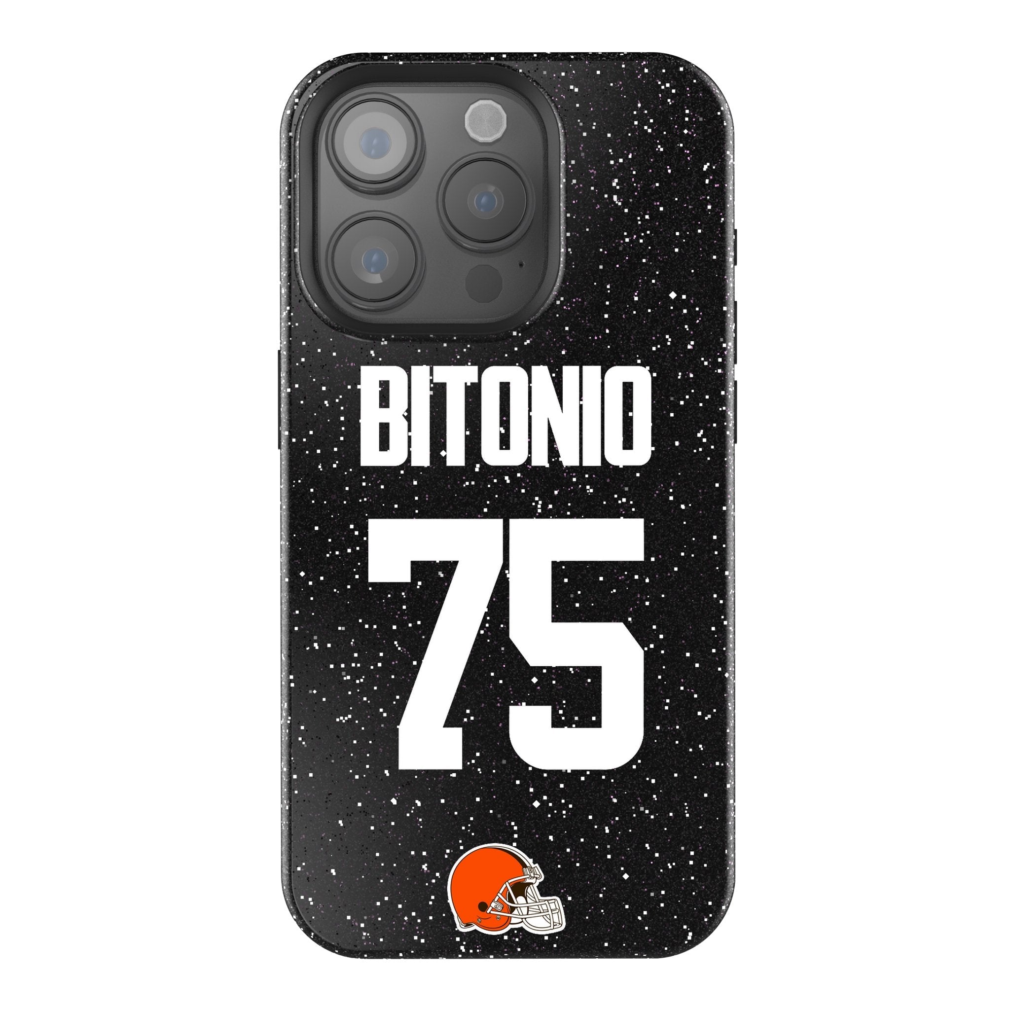 Joel Bitonio Cleveland Browns 75 Ready Bling Phone Case - Sports Gifts, Sports Memorabilia, Sports Collectibles, Fan Shop