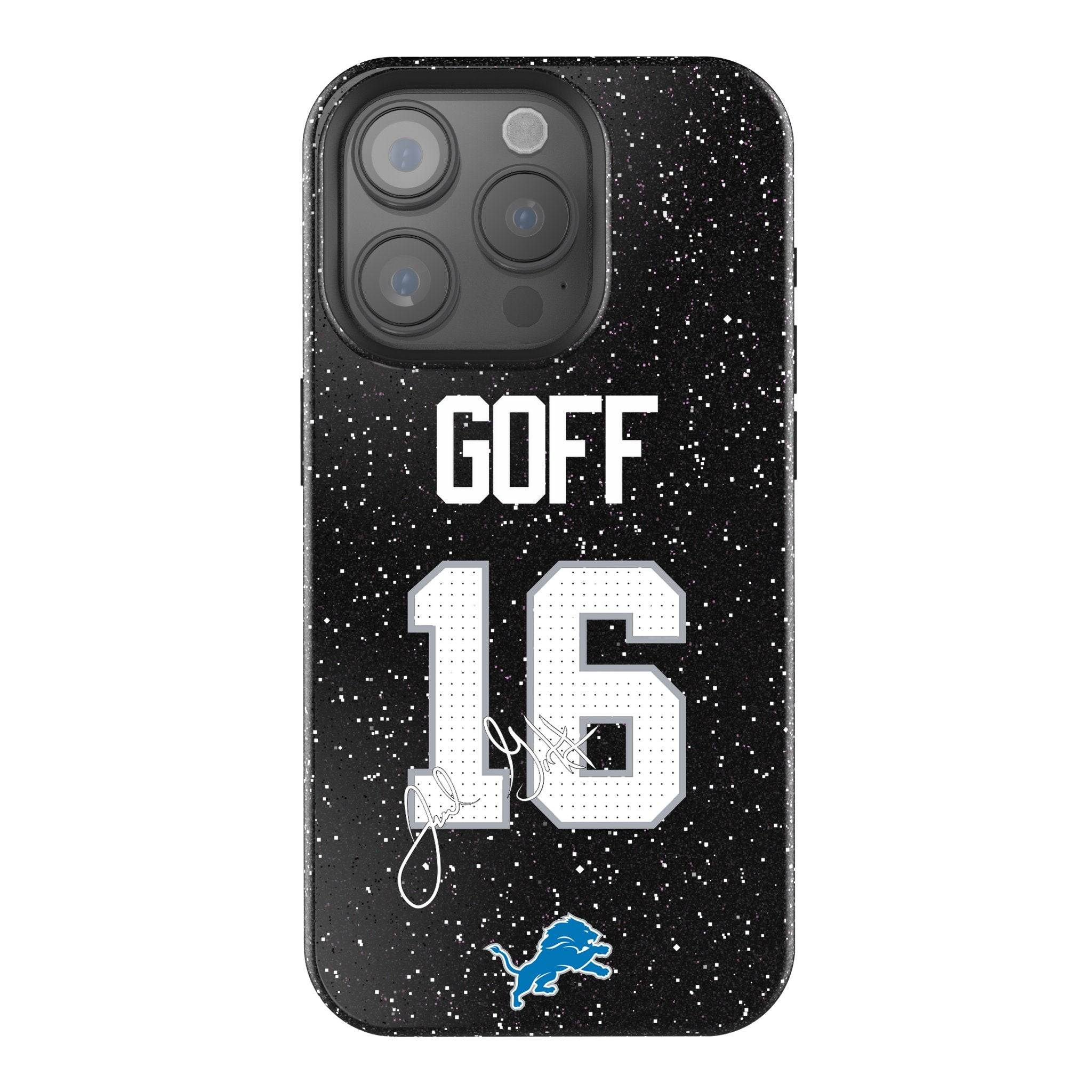 Jared Goff Detroit Lions 16 Ready Bling Phone Case - Sports Gifts, Sports Memorabilia, Sports Collectibles, Fan Shop