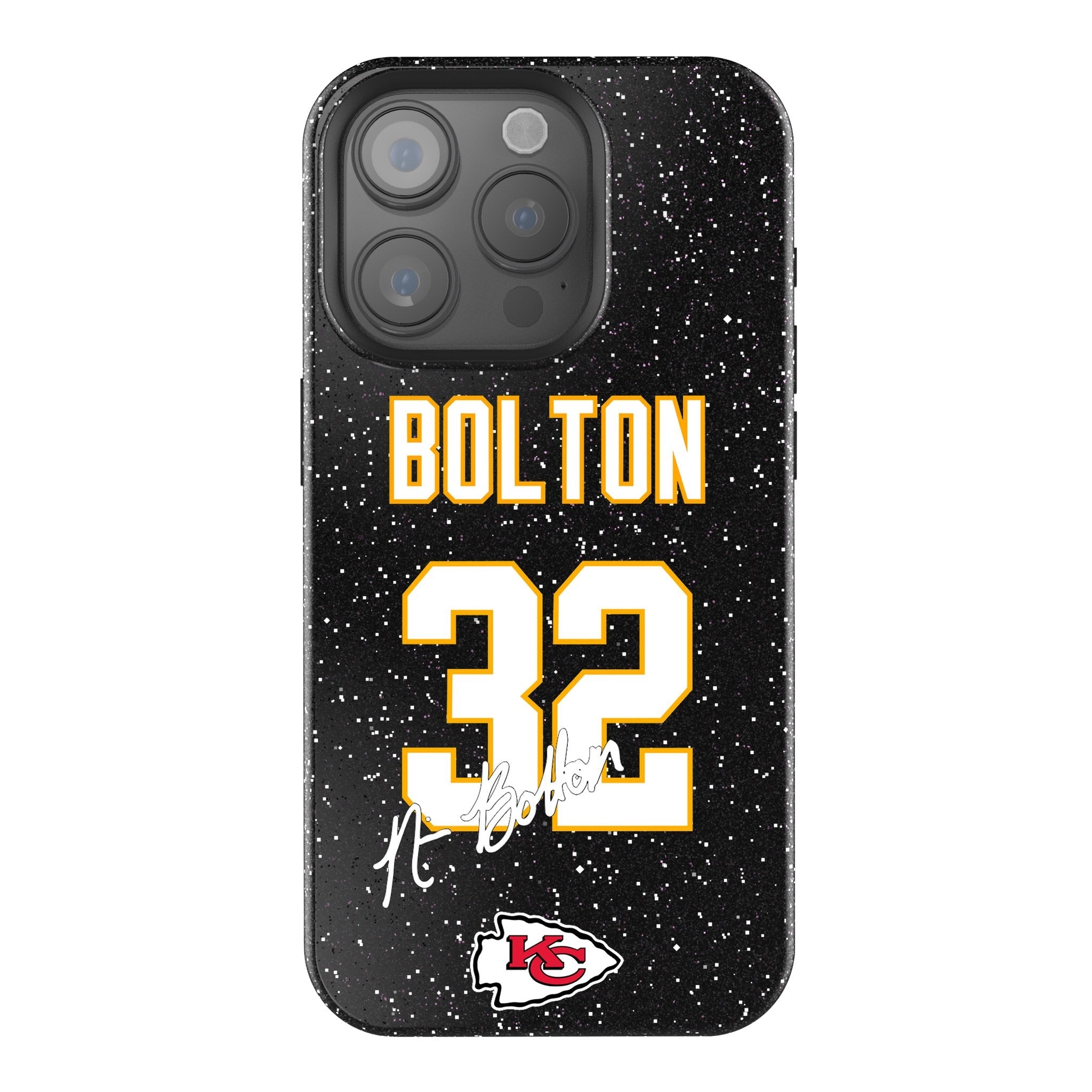 Nick Bolton Kansas City Chiefs 32 Ready Bling Phone Case - Sports Gifts, Sports Memorabilia, Sports Collectibles, Fan Shop