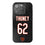 Joe Thuney Chicago Bears 62 Game Tactic Bling Phone Case for Apple iPhone - Sports Gifts, Sports Memorabilia, Sports Collectibles, Fan Shop