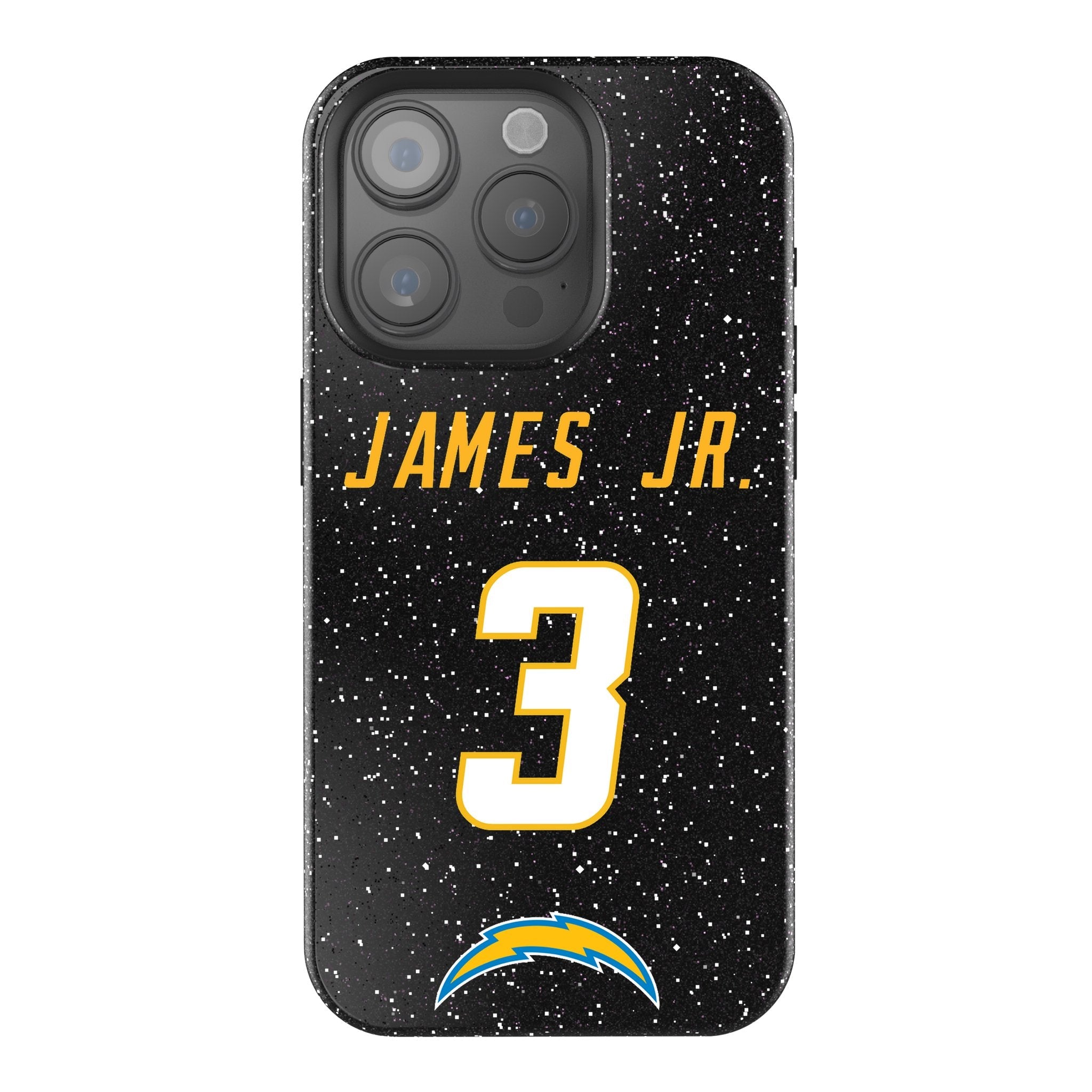 Derwin James Jr. Los Angeles Chargers 3 Ready Bling Phone Case - Sports Gifts, Sports Memorabilia, Sports Collectibles, Fan Shop