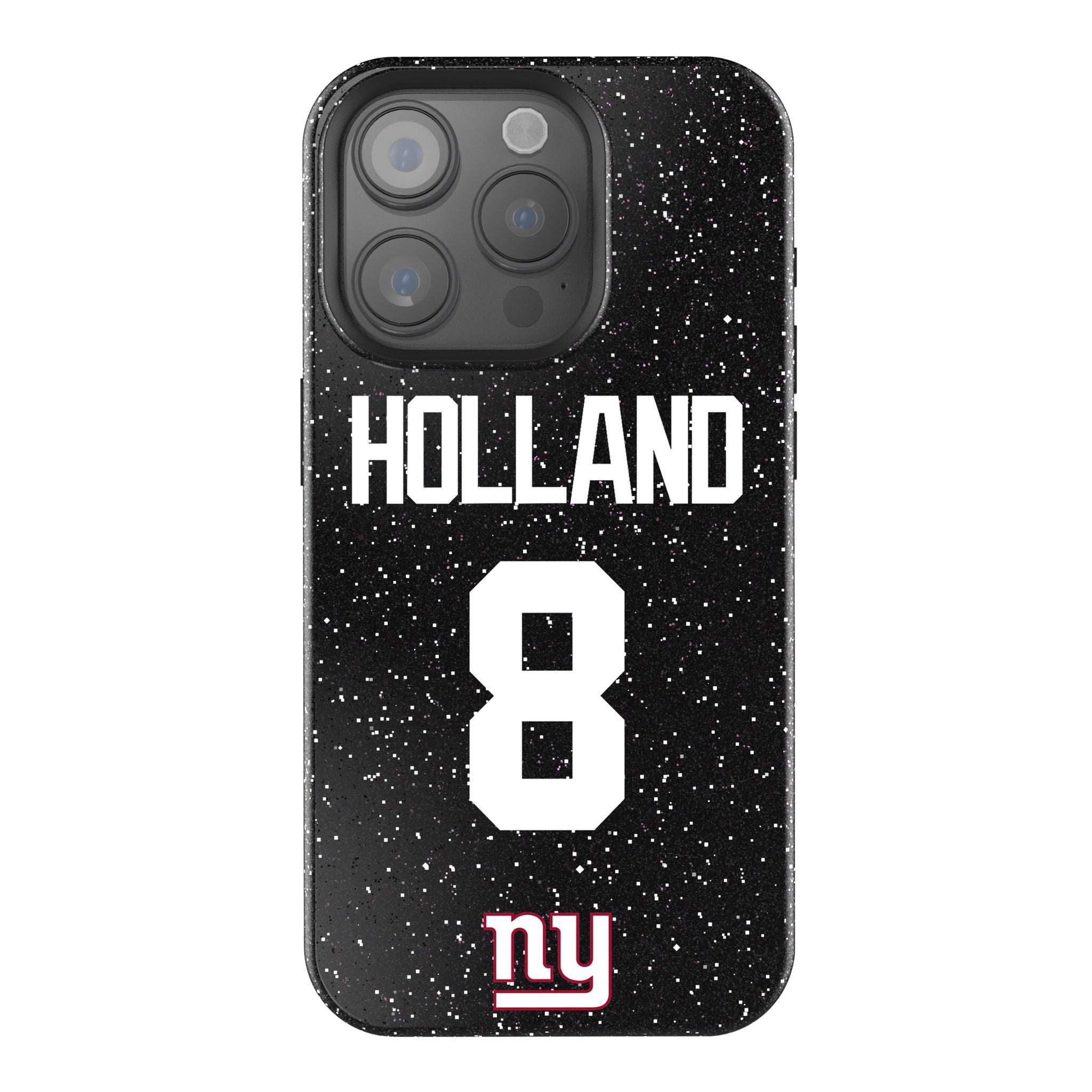 Jevon Holland New York Giants 8 Game Tactic Bling Phone Case for Apple iPhone - Sports Gifts, Sports Memorabilia, Sports Collectibles, Fan Shop